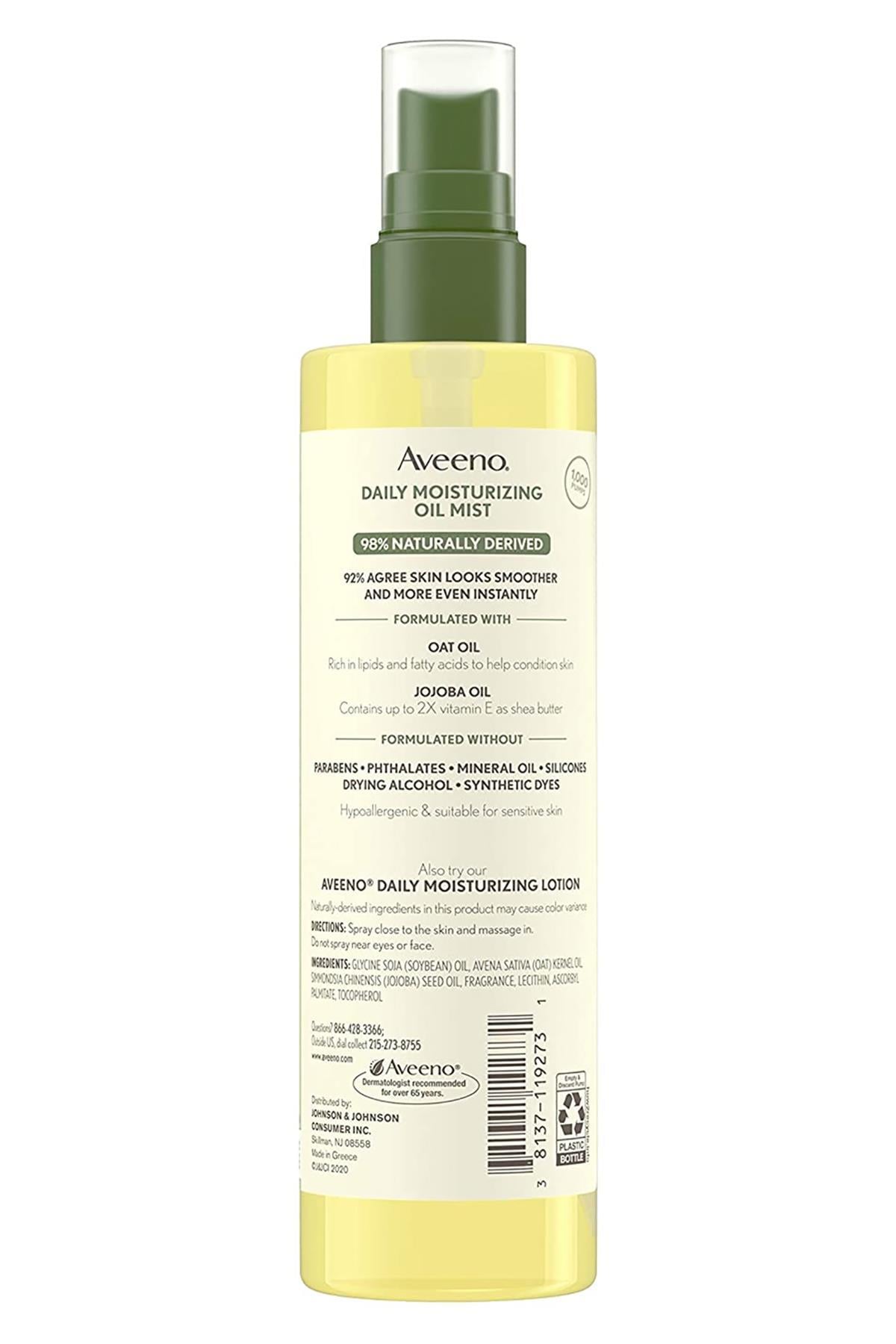 Aveeno Günlük Nemlendirici Sprey Yağ 200ML