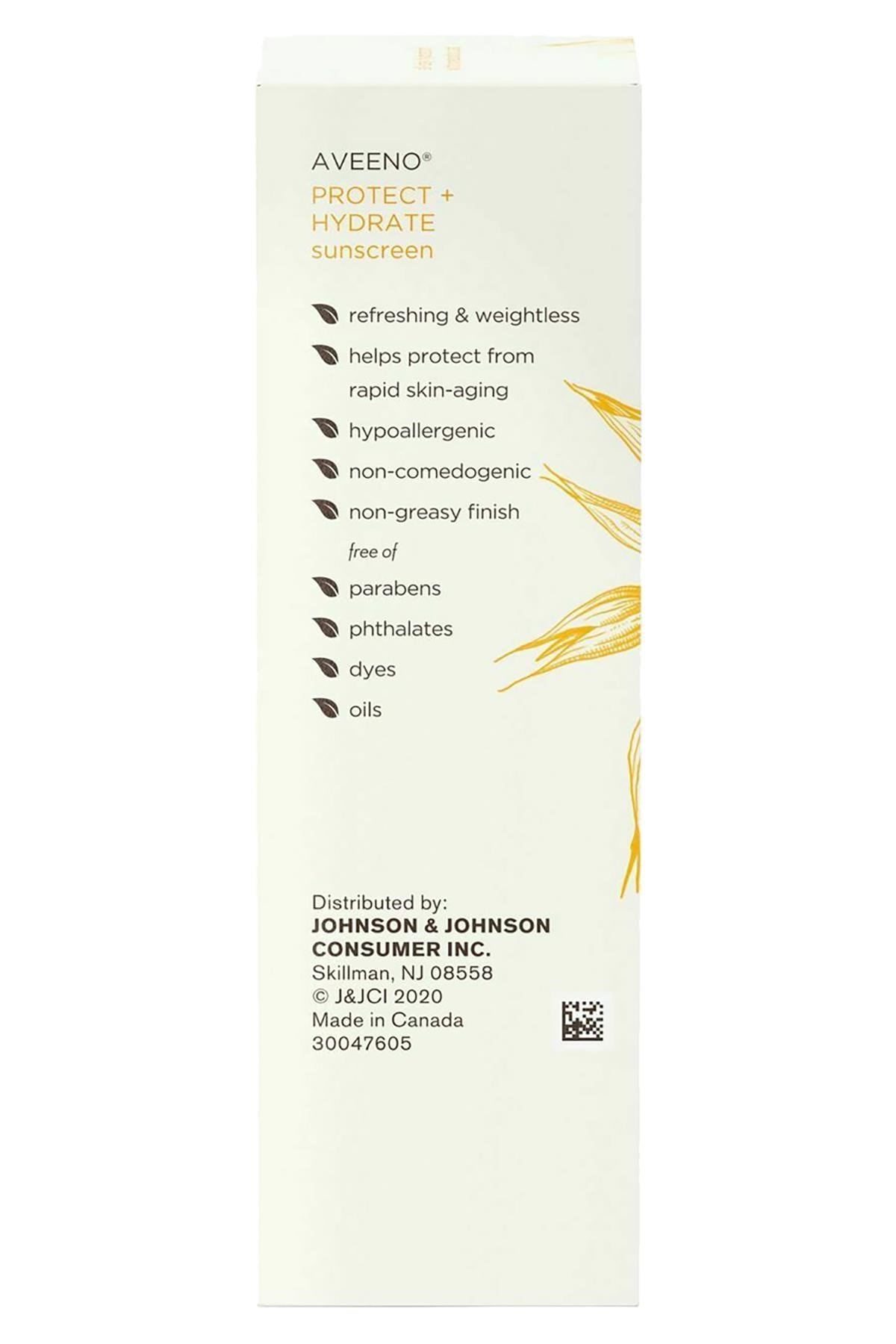 Aveeno Protect+Hydrate SPF60 Yüz İçin Güneş Kremi 60ML