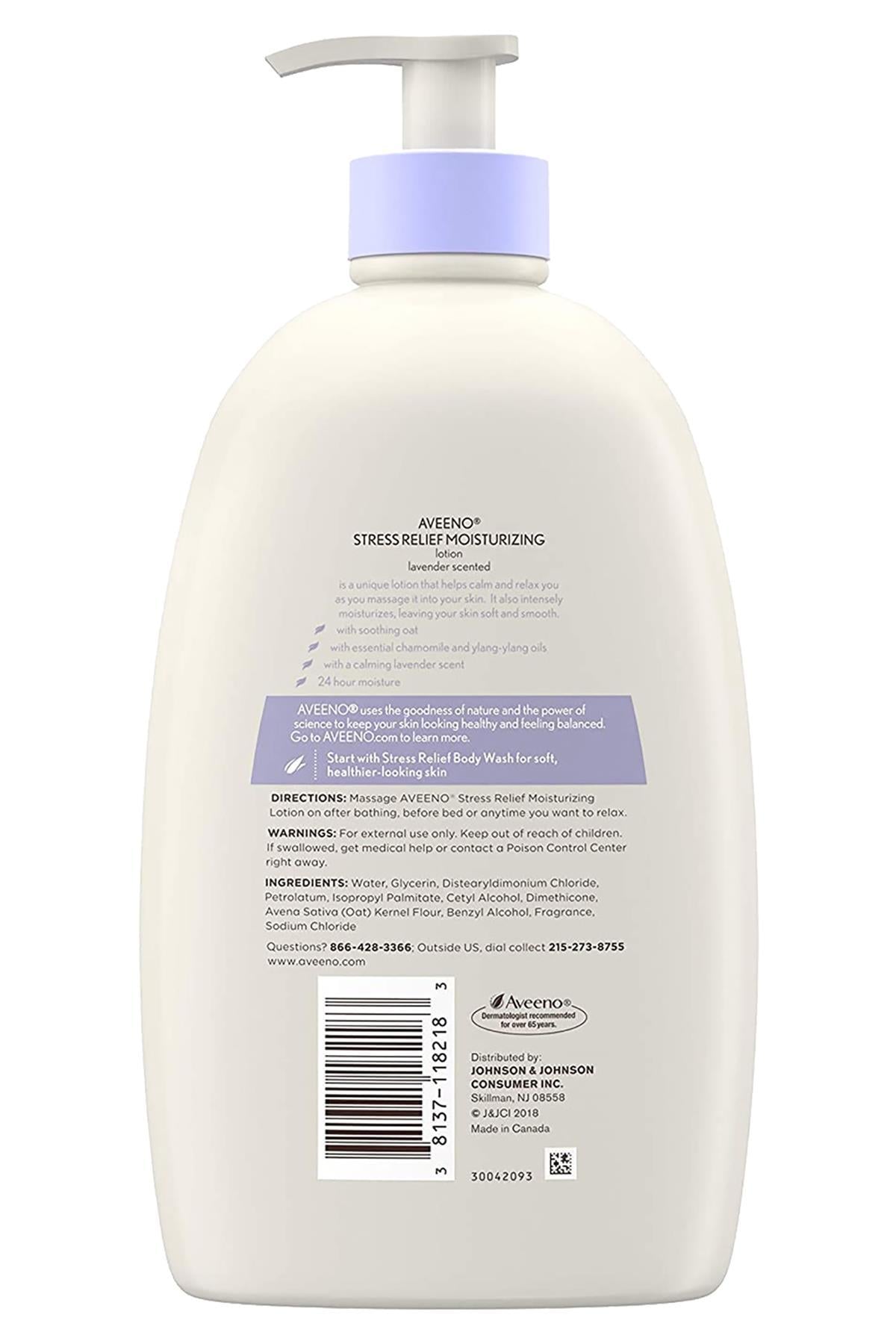 Aveeno Stress Relief Lavanta Kokulu Nemlendirici Vücut Losyonu 975ML