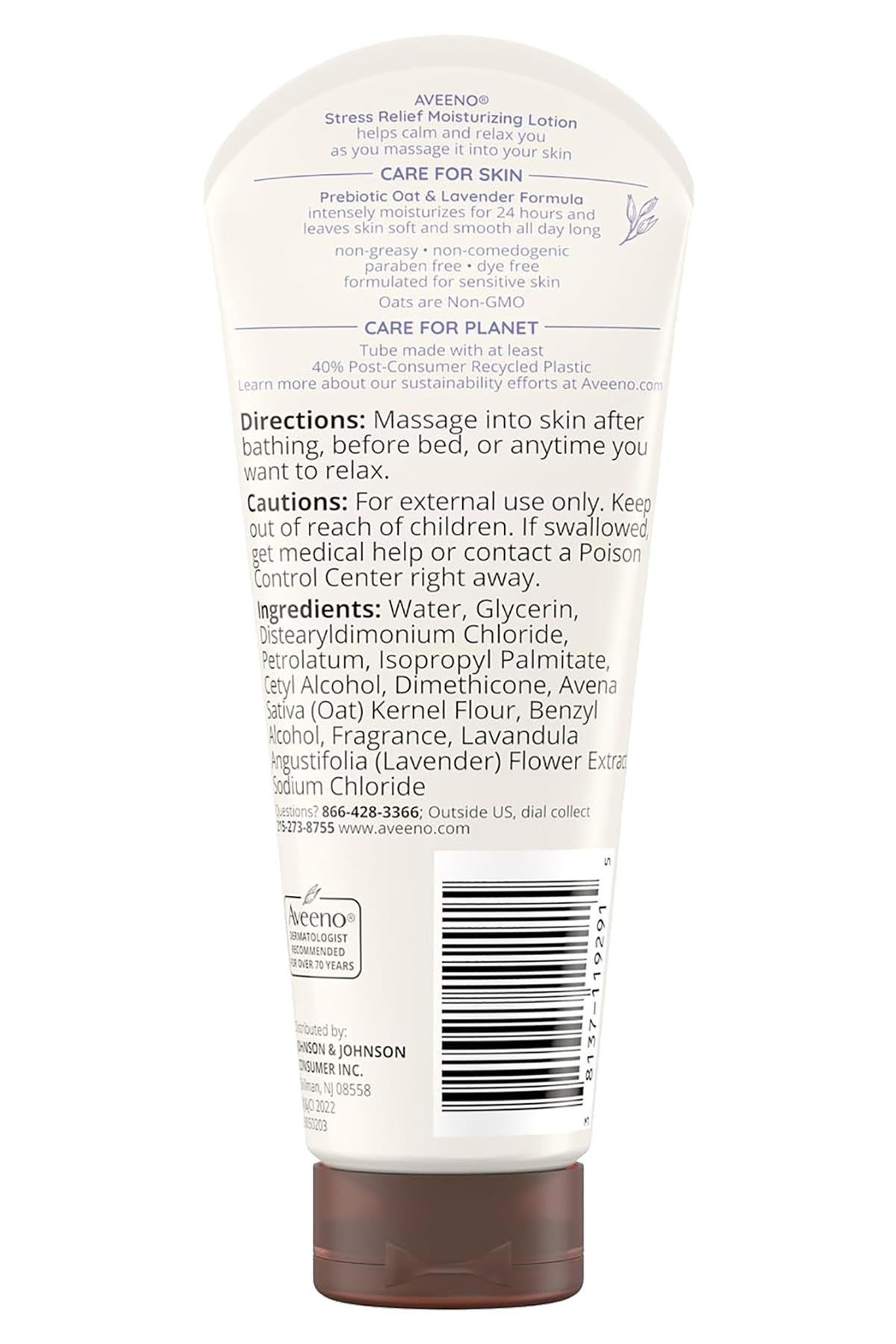 Aveeno Stress Relief Lavanta Kokulu Nemlendirici Vücut Losyonu 71GR