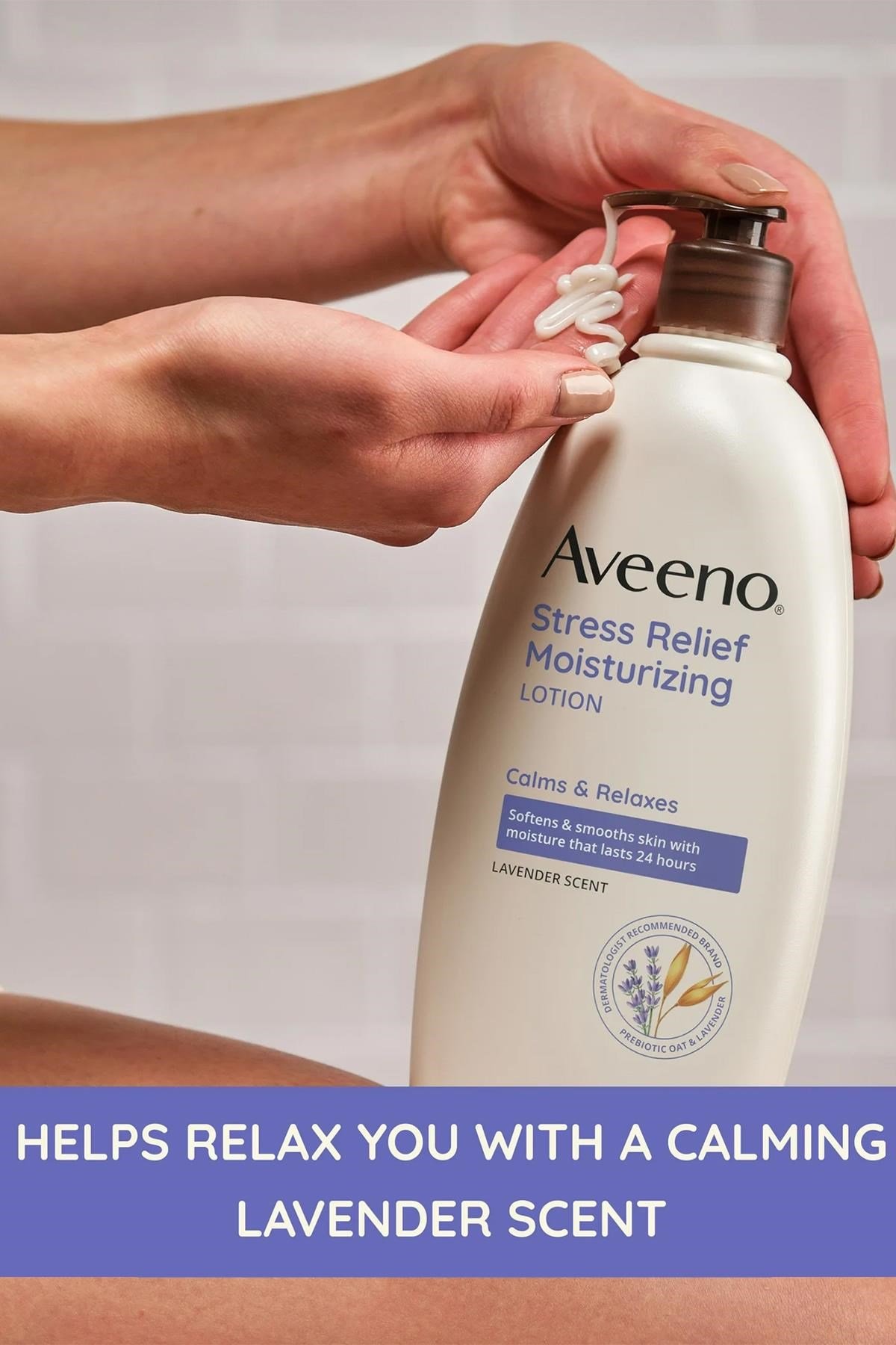 Aveeno Stress Relief Lavanta Kokulu Nemlendirici Vücut Losyonu 532ML