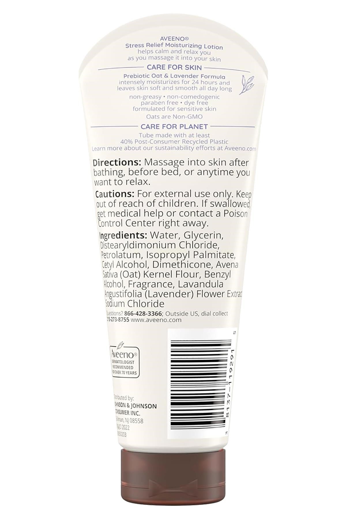 Aveeno Stress Relief Lavanta Kokulu Nemlendirici Vücut Losyonu 71GR