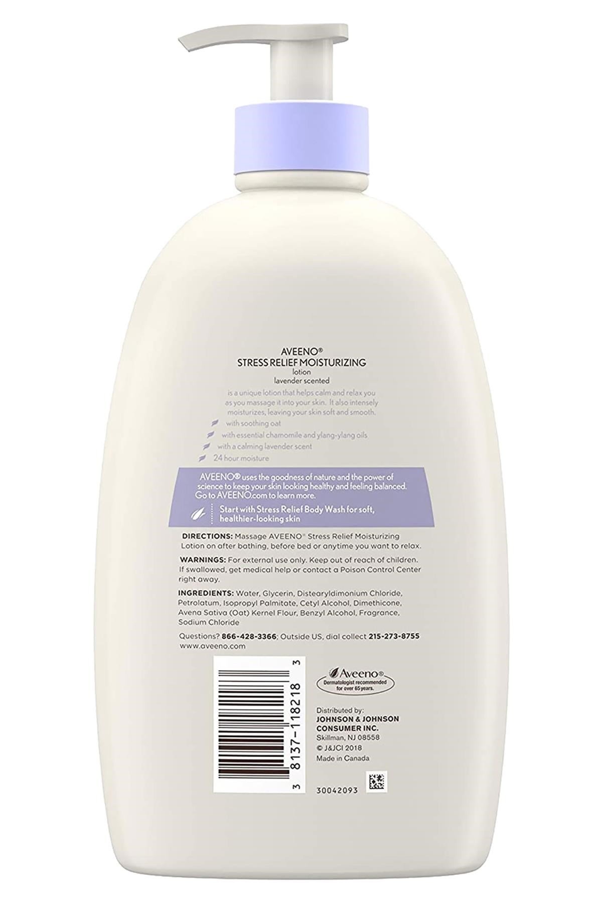 Aveeno Stress Relief Lavanta Kokulu Nemlendirici Vücut Losyonu 975ML