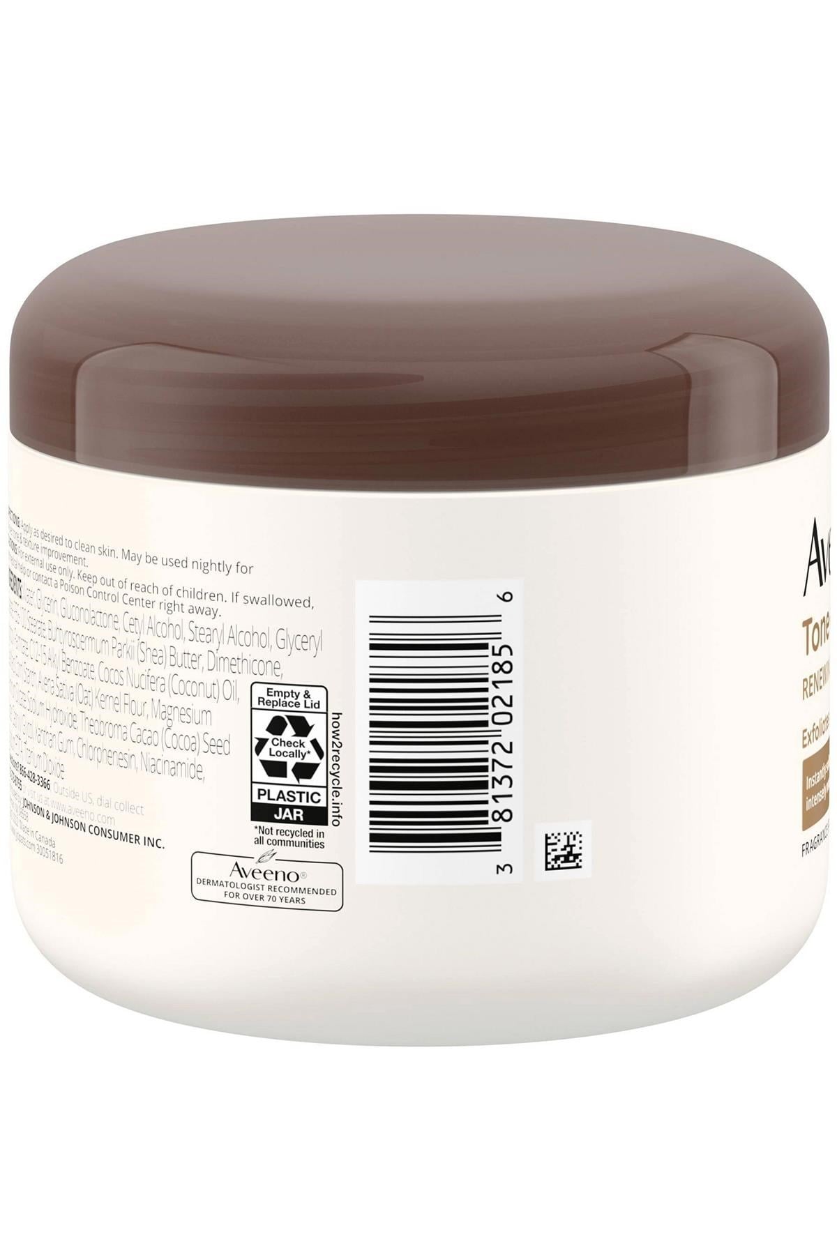 Aveeno Tone + Texture Eksfoliye Edici ve Nemlendirici Gece Vücut Kremi 227GR