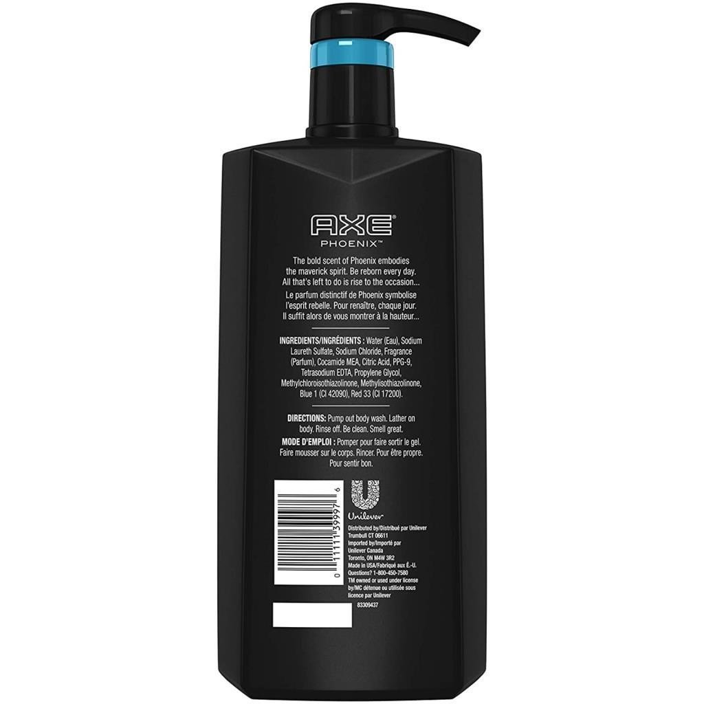 Axe Phoenix Clean Fresh Vücut Şampuanı 828ML