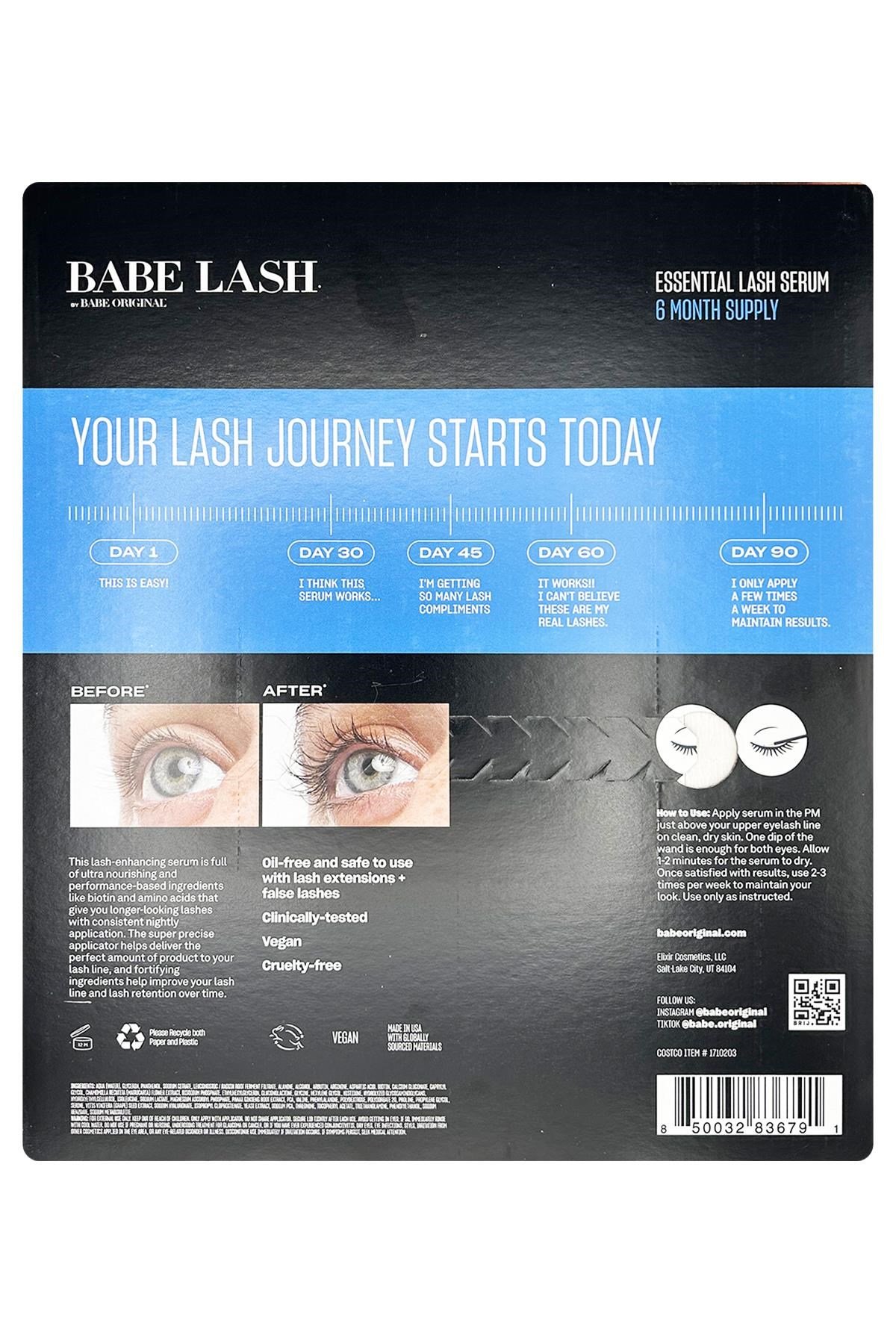 Babe Lash Kirpik Serumu 2ML x 2 Adet