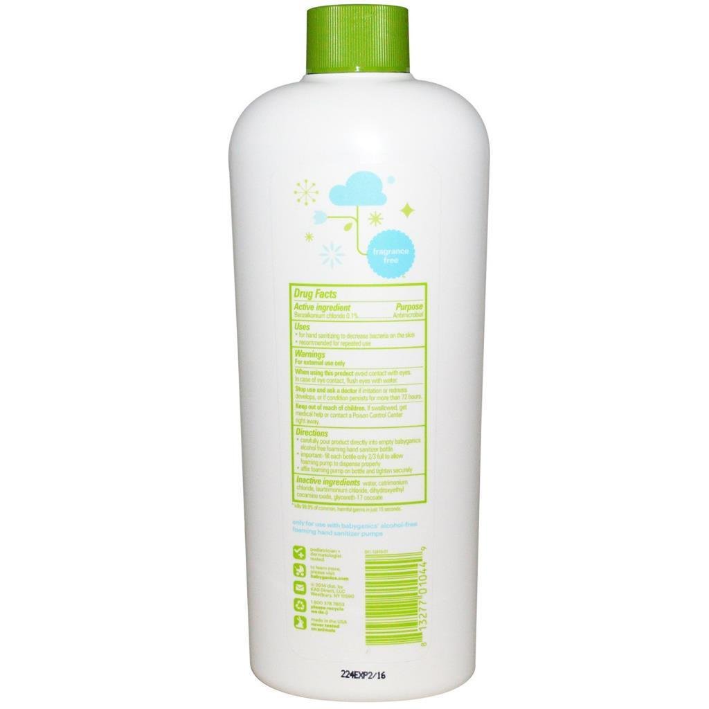 Babyganics Alcohol-Free Foaming Hand Sanitizer Yedek 473ML
