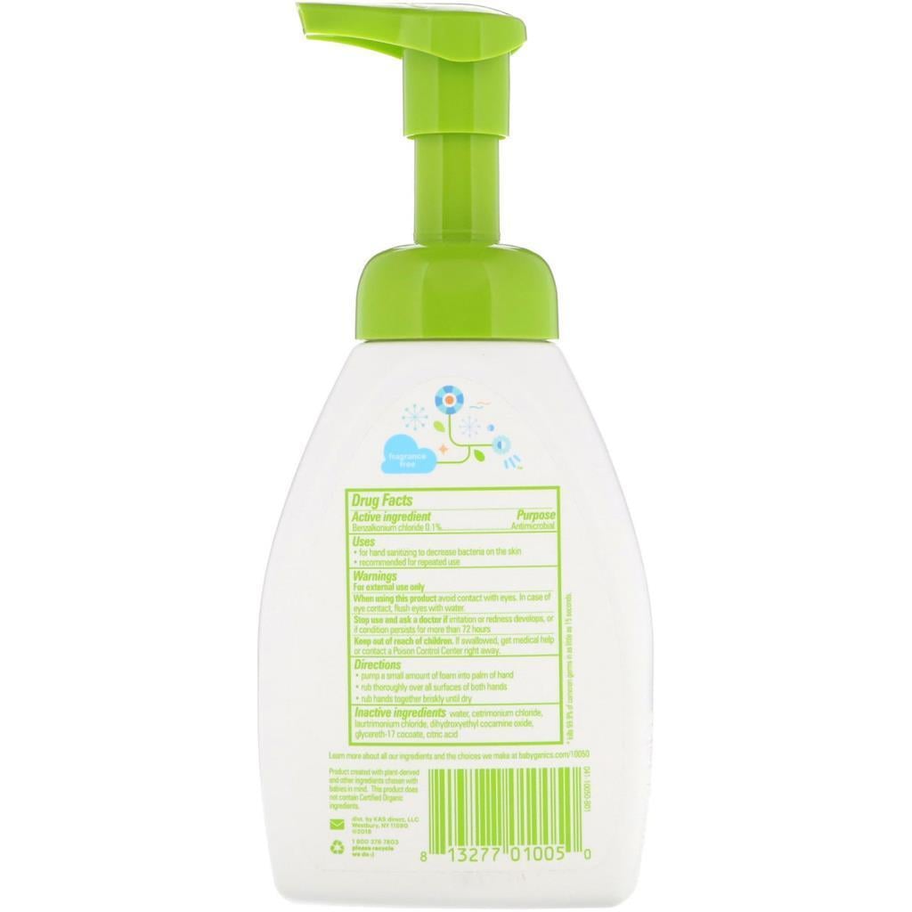 Babyganics Alcohol-Free Foaming Hand Sanitizer 250ML