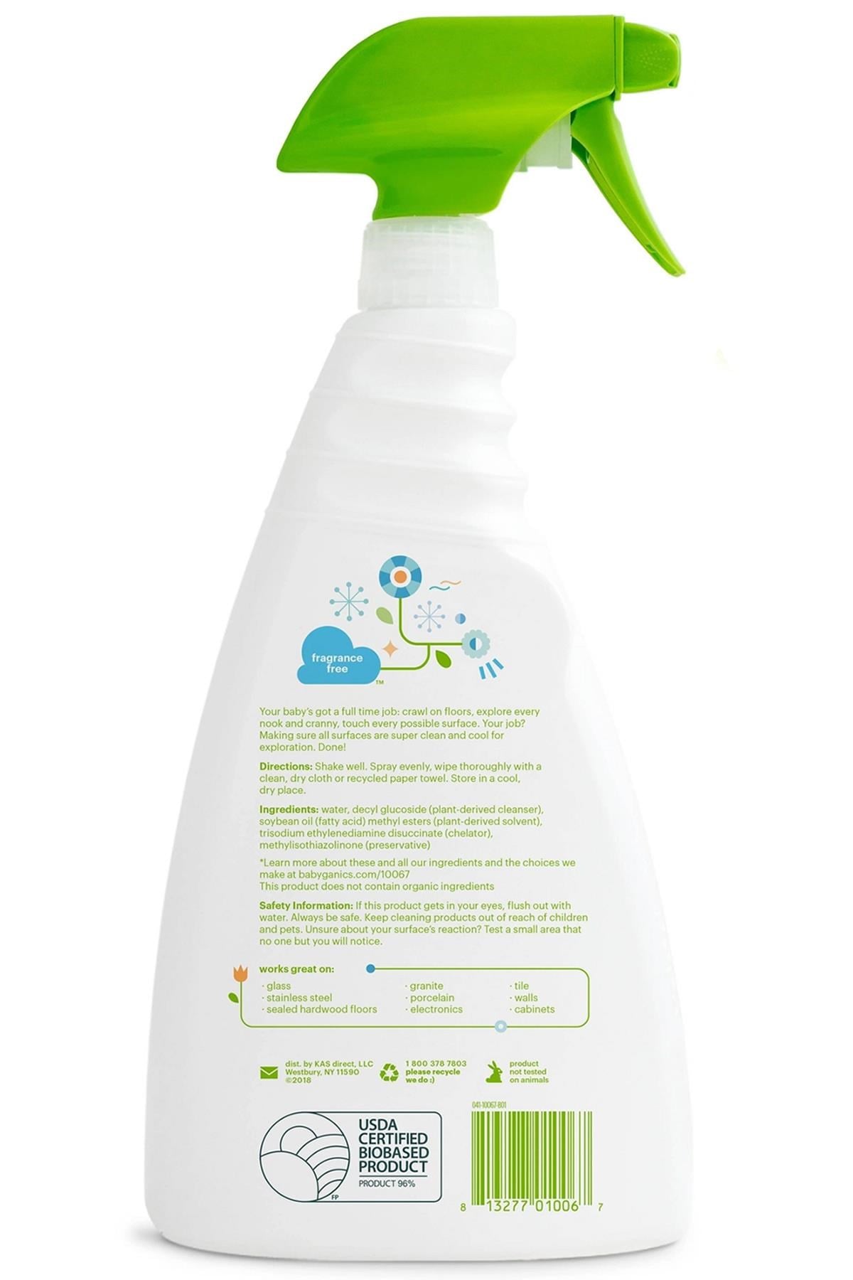 Babyganics Kokusuz Çoklu Yüzey Temizleyici 946ML