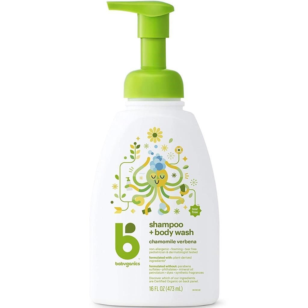 Babyganics Papatya ve Mine Çiçeği Kokulu Bebek Şampuanı 473ML