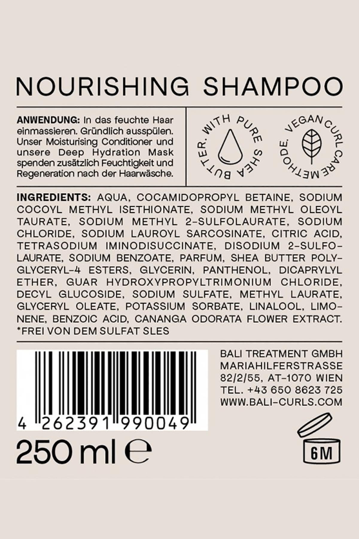 Bali Curls Besleyici Şampuan 250ML