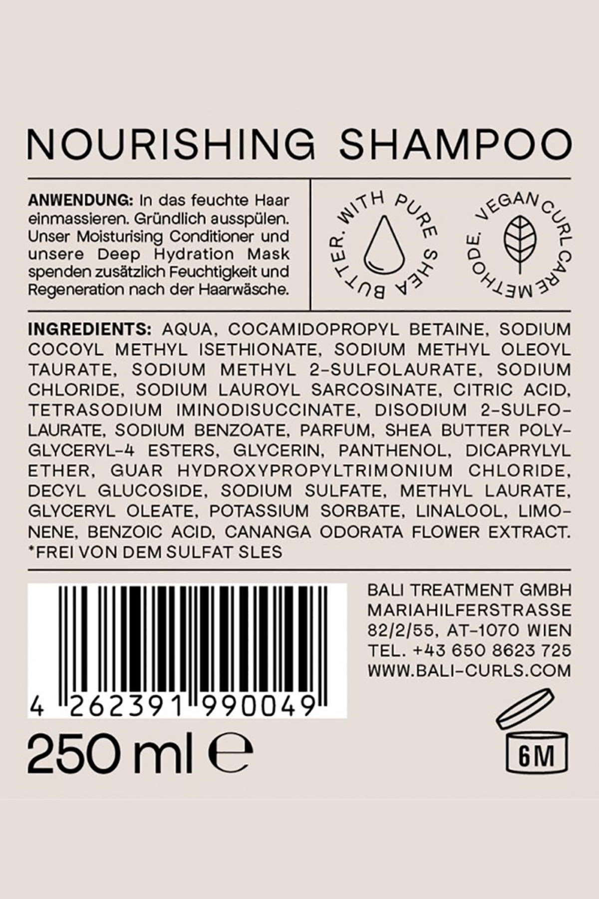 Bali Curls Besleyici Şampuan 250ML