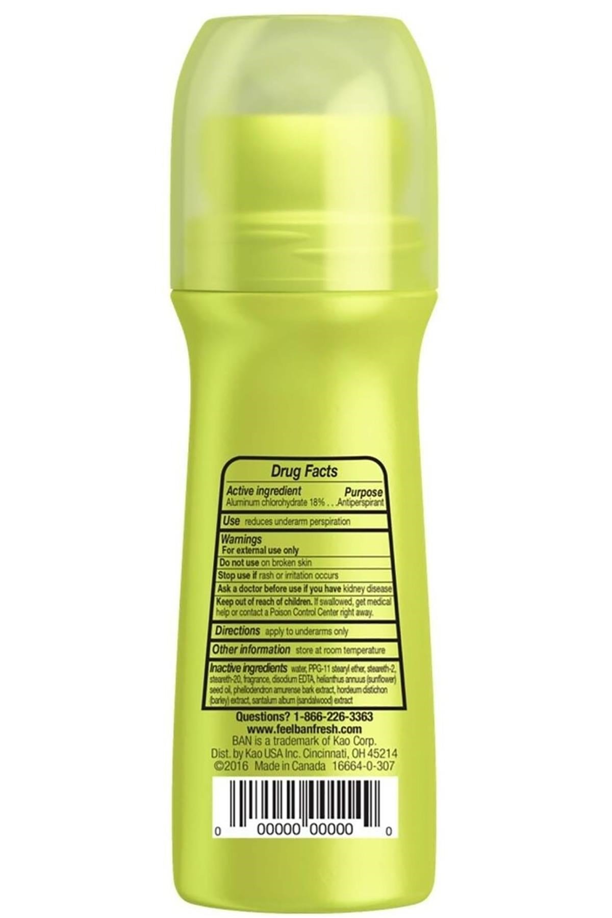 Ban Fresh Cotton Roll-On Antiperspirant 103ML