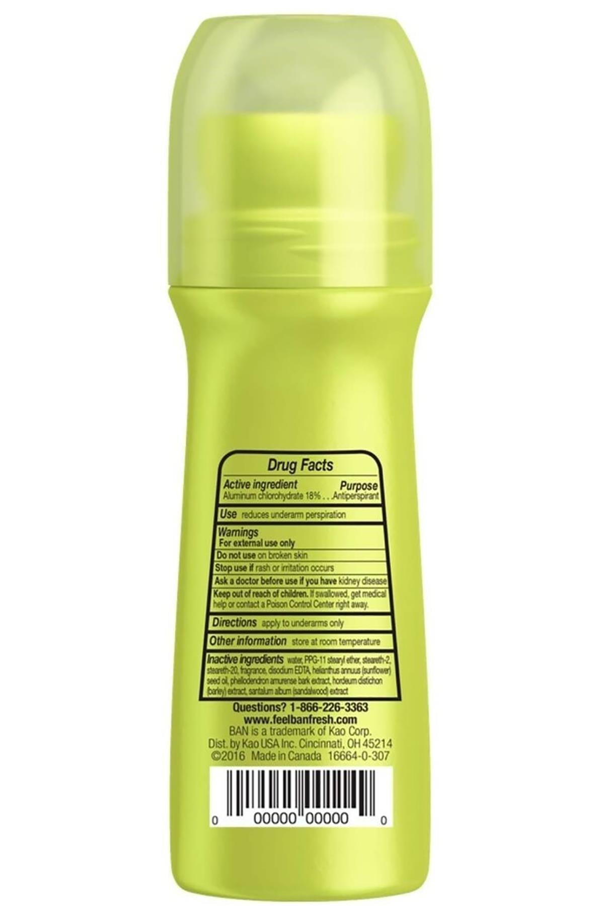 Ban Fresh Cotton Roll-On Antiperspirant 103ML