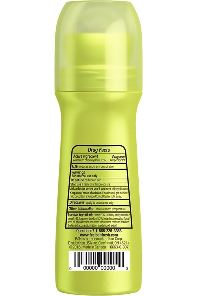 Ban Regular Roll-On Antiperspirant Deodorant 103ML