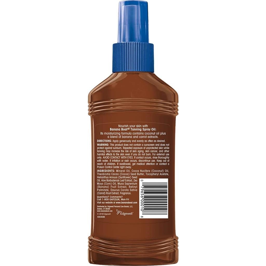 Banana Boat SPF0 Bronzlaştırıcı Sprey Yağ 236ML