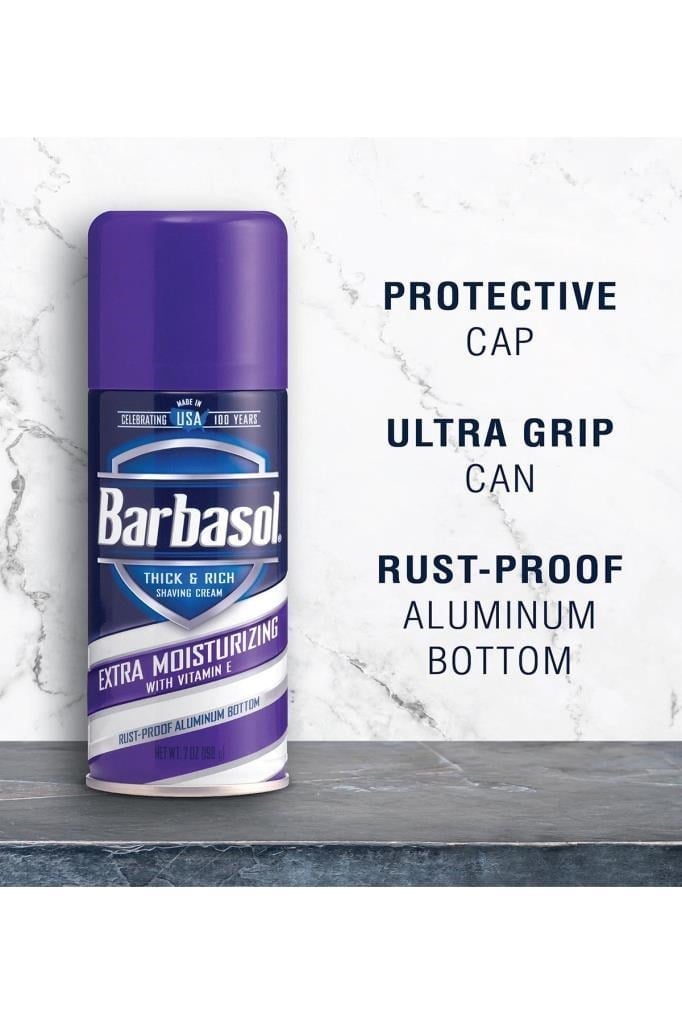 Barbasol E Vitaminli Ekstra Nemlendirici Tıraş Köpüğü 198GR