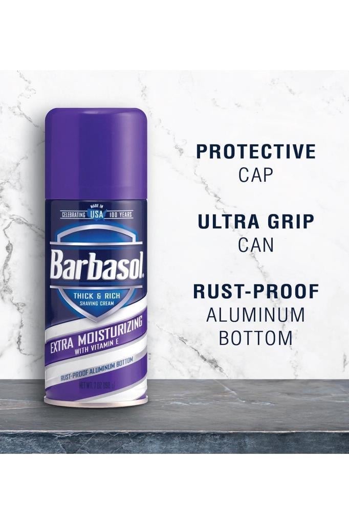 Barbasol E Vitaminli Ekstra Nemlendirici Tıraş Köpüğü 198GR