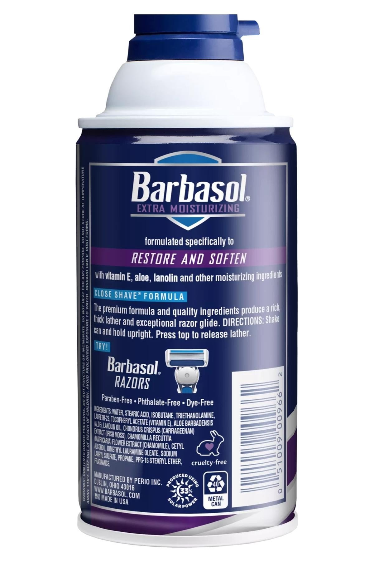 Barbasol Extra Moisturizing Vitamin E Nemlendirici Tıraş Kremi 283GR