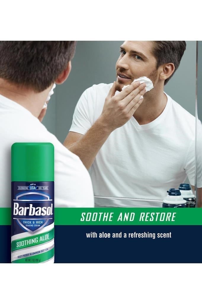 Barbasol Yatıştırıcı Aloe Tıraş Köpüğü 198GR