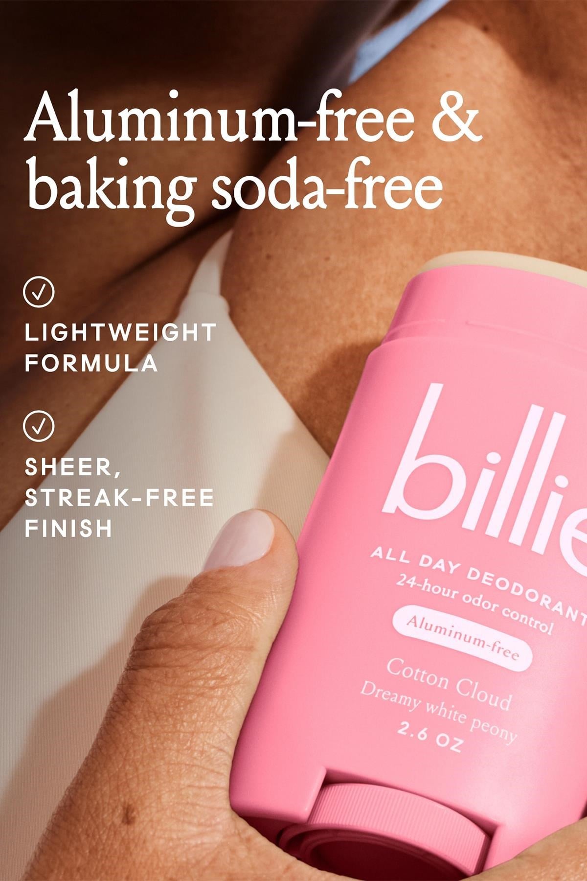 Billie Cotton Cloud Alüminyumsuz Stick Deodorant 74GR