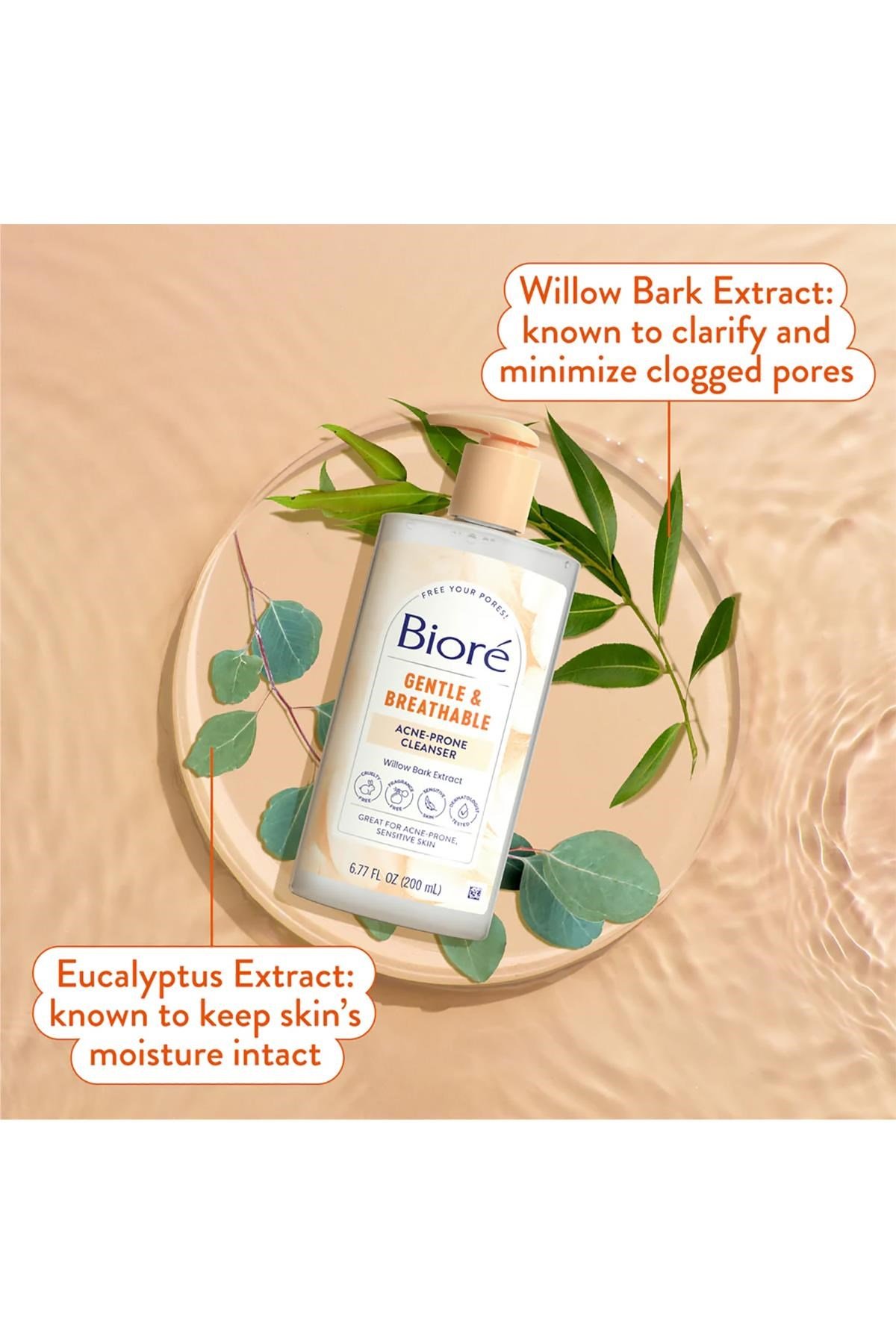 Biore Gentle & Breathable Akne Karşıtı Yüz Temizleme Jeli 200ML