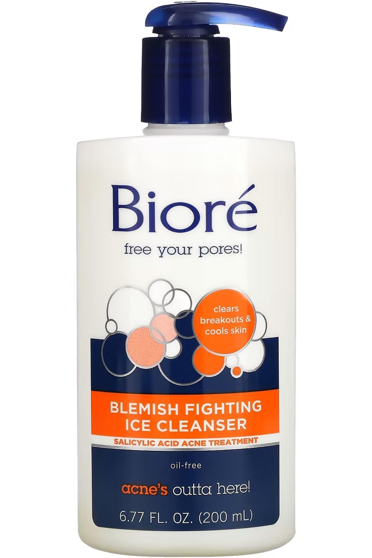 Biore Leke ve Akne Karşıtı Yağsız Yüz Temizleme Jeli 200ML
