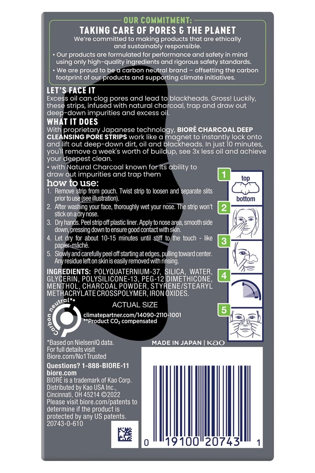 Biore Oil Control Gözenek Temizleme Bandı 6 Adet
