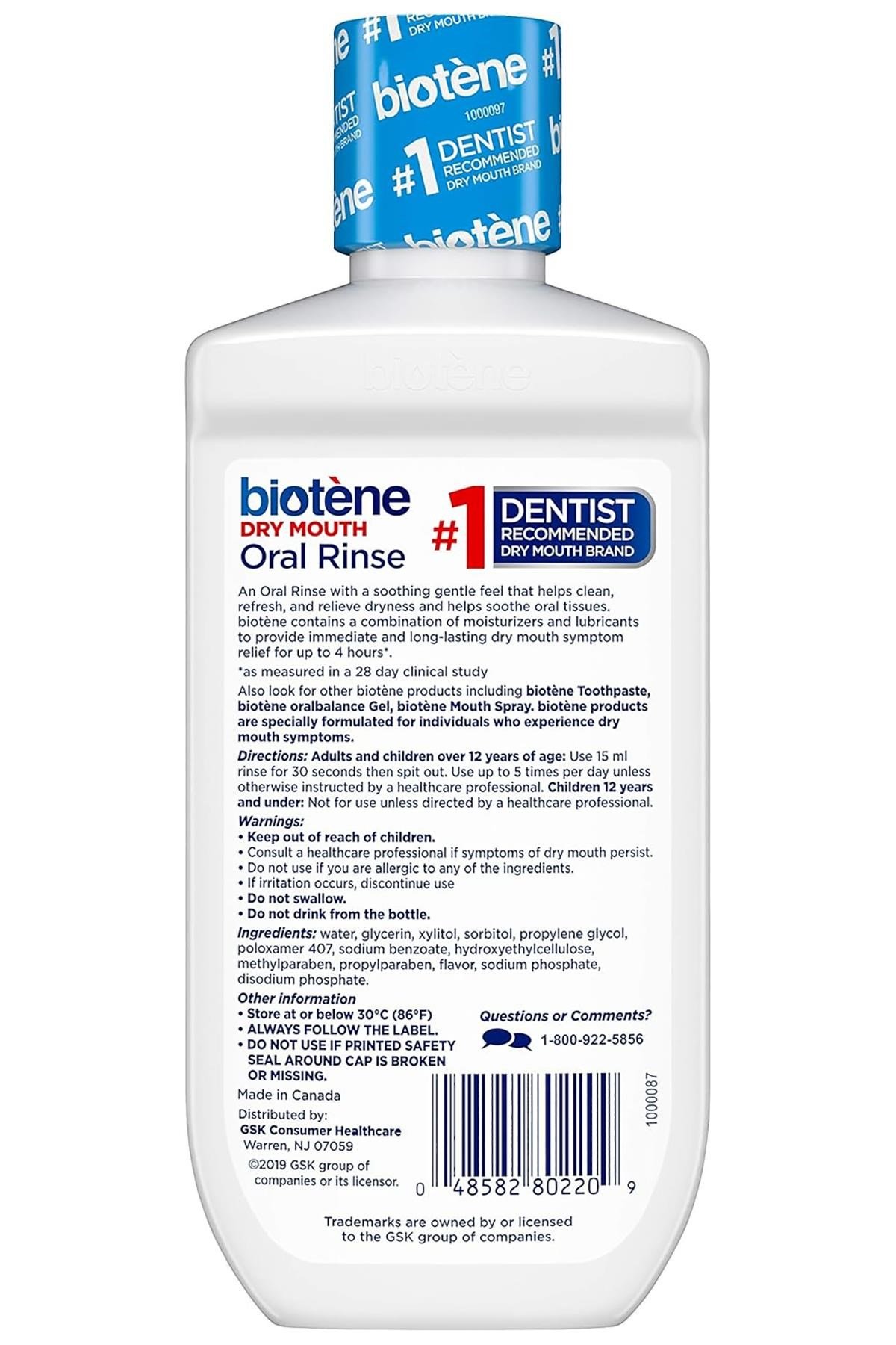 Biotene Dry Mouth Ağız Bakım Suyu Fresh Mint 237ML