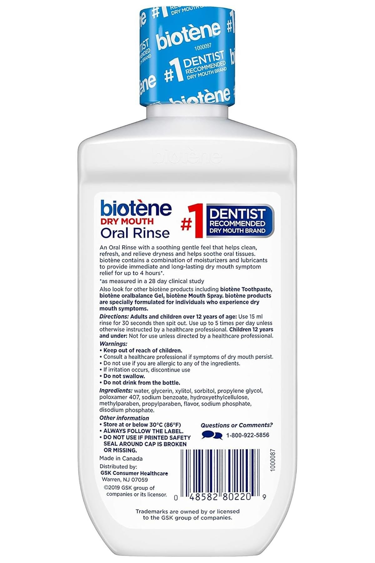 Biotene Dry Mouth Ağız Bakım Suyu Fresh Mint 237ML
