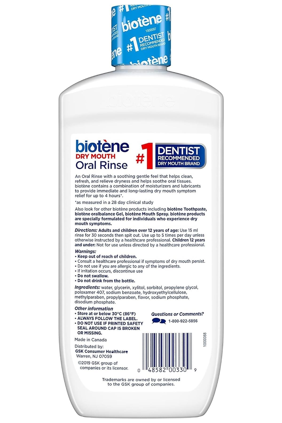 Biotene Dry Mouth Ağız Bakım Suyu Fresh Mint 473ML