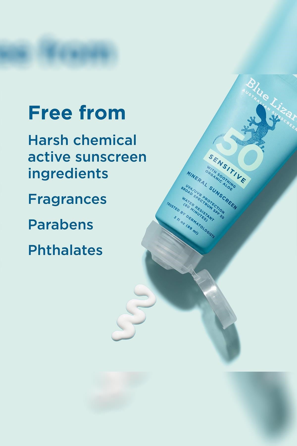 Blue Lizard Sensitive SPF50 Hassas Ciltler İçin Mineral Güneş Kremi 89ML