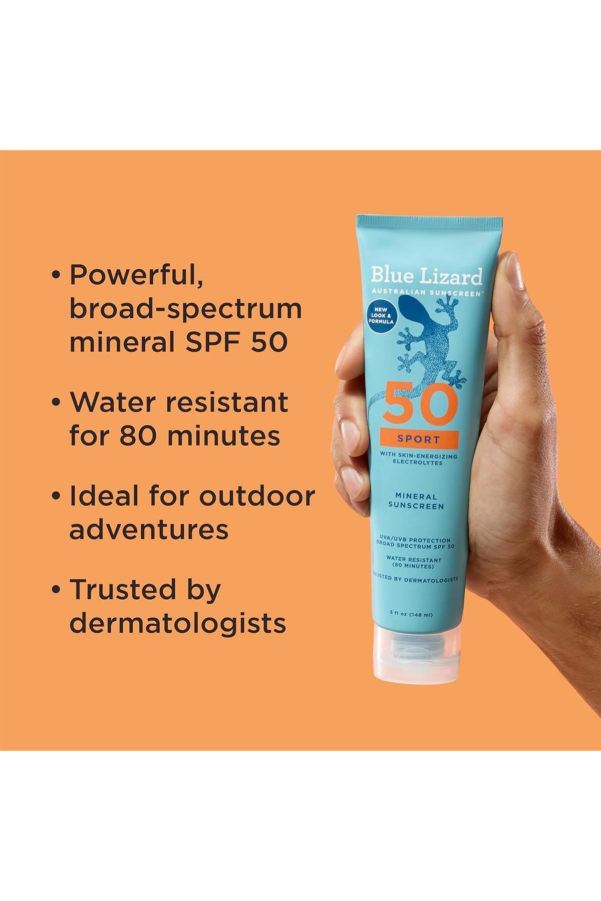 Blue Lizard Sport SPF50 Mineral Güneş Kremi 148ML