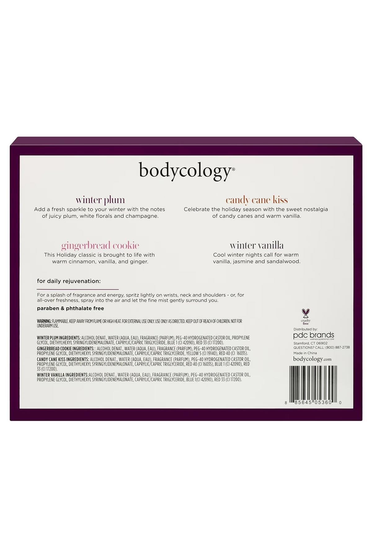 Bodycology Seasonal Faves Vücut Spreyi Seti 4x59ML