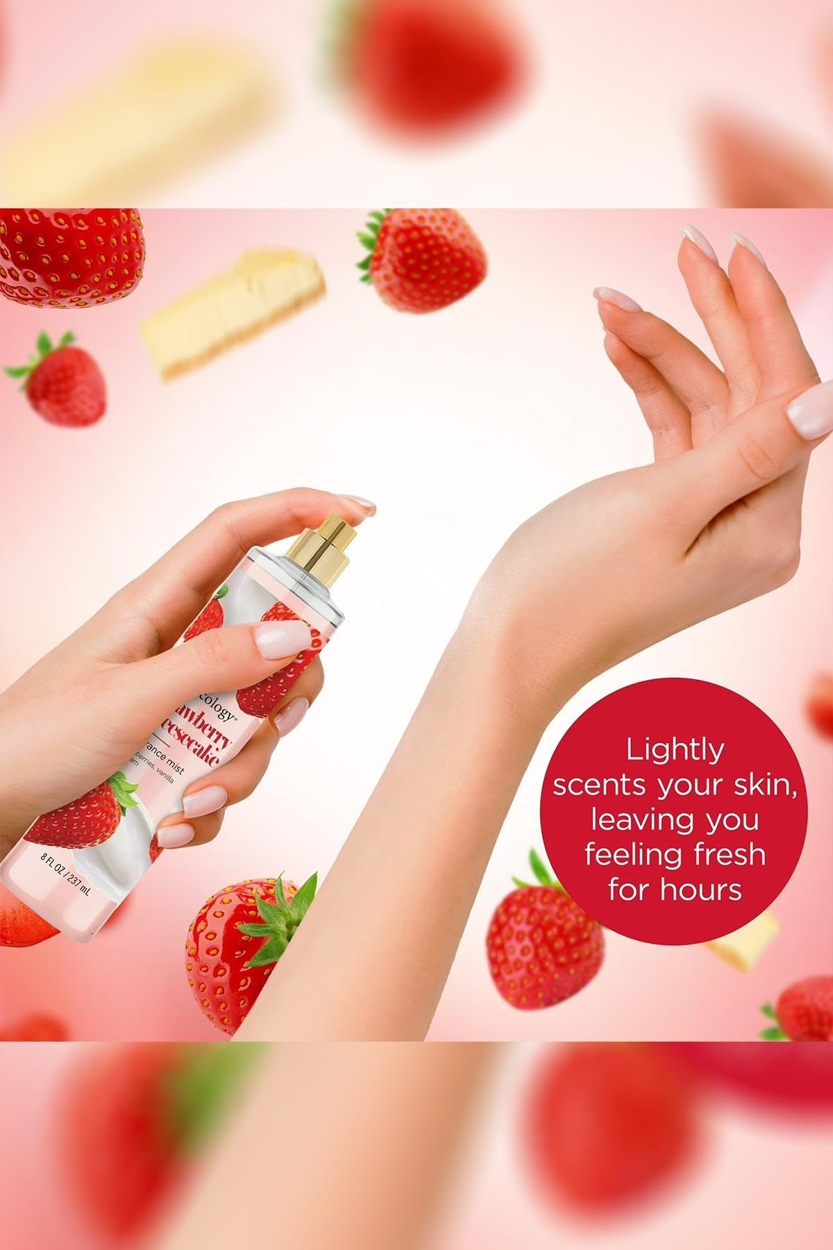 Bodycology Strawberry Cheesecake Vücut Spreyi 237ML