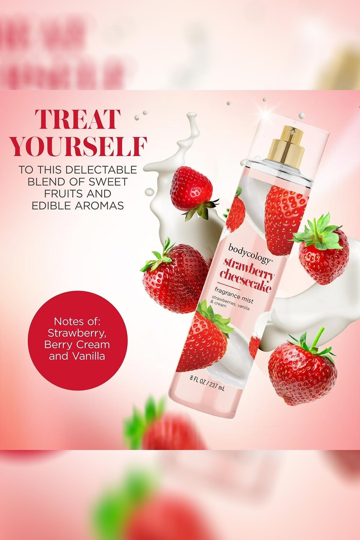 Bodycology Strawberry Cheesecake Vücut Spreyi 237ML