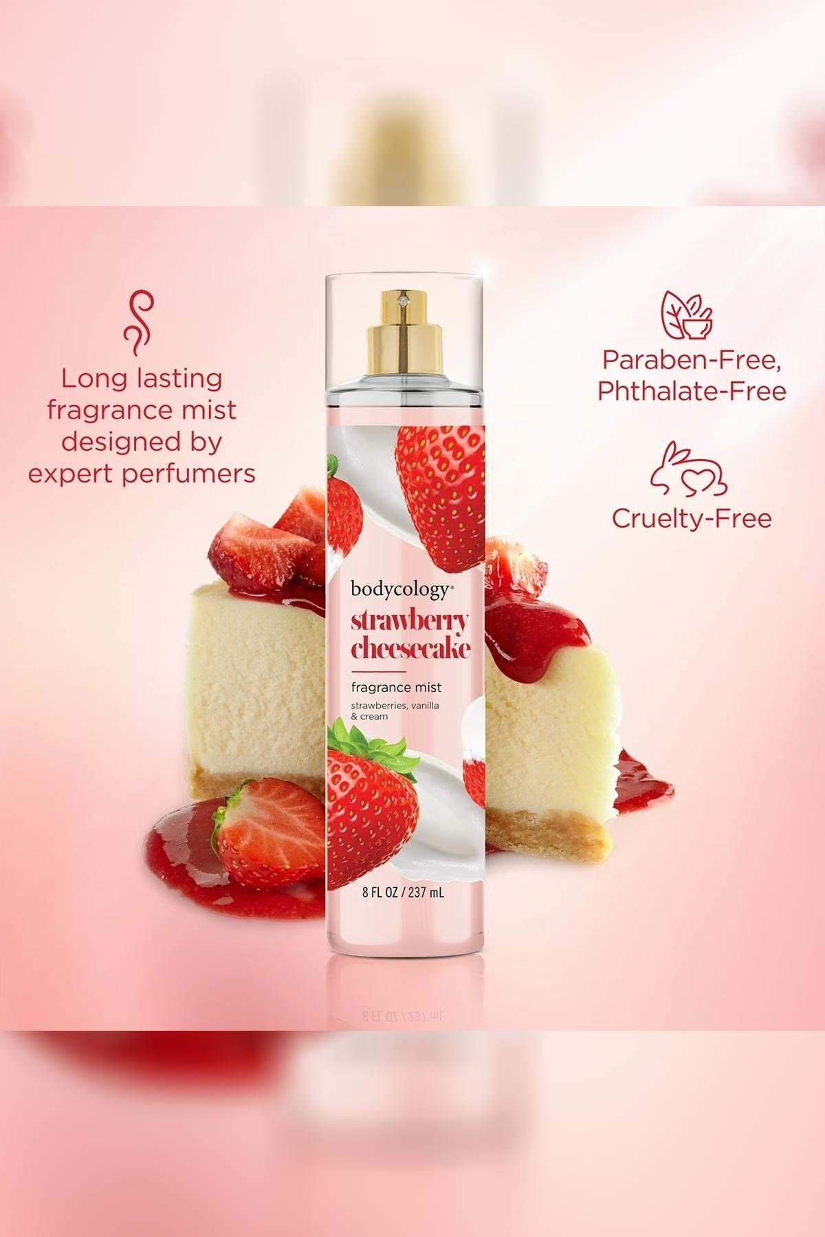 Bodycology Strawberry Cheesecake Vücut Spreyi 237ML