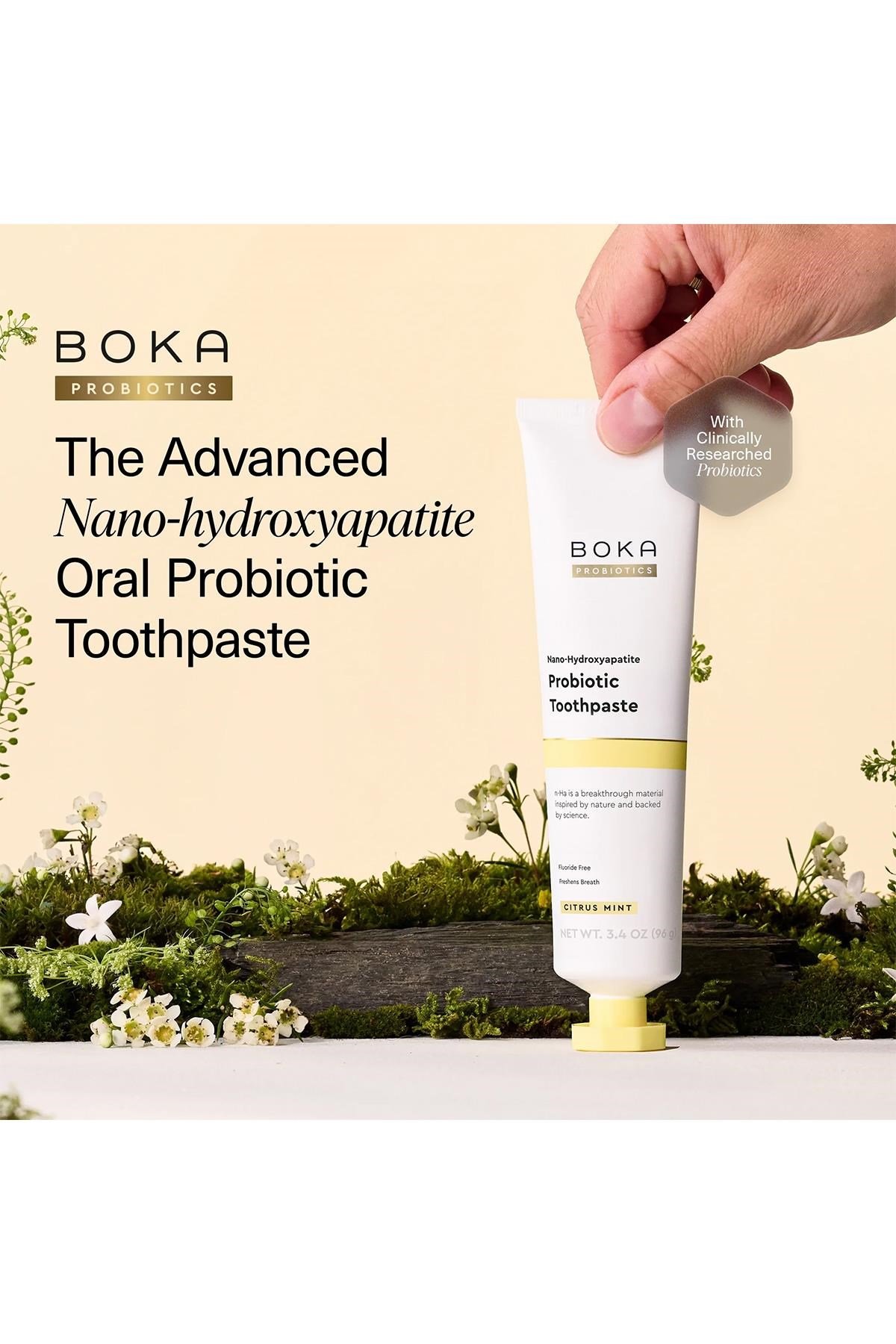 Boka Citrus Mint n-Ha Florürsüz Diş Macunu 96GR