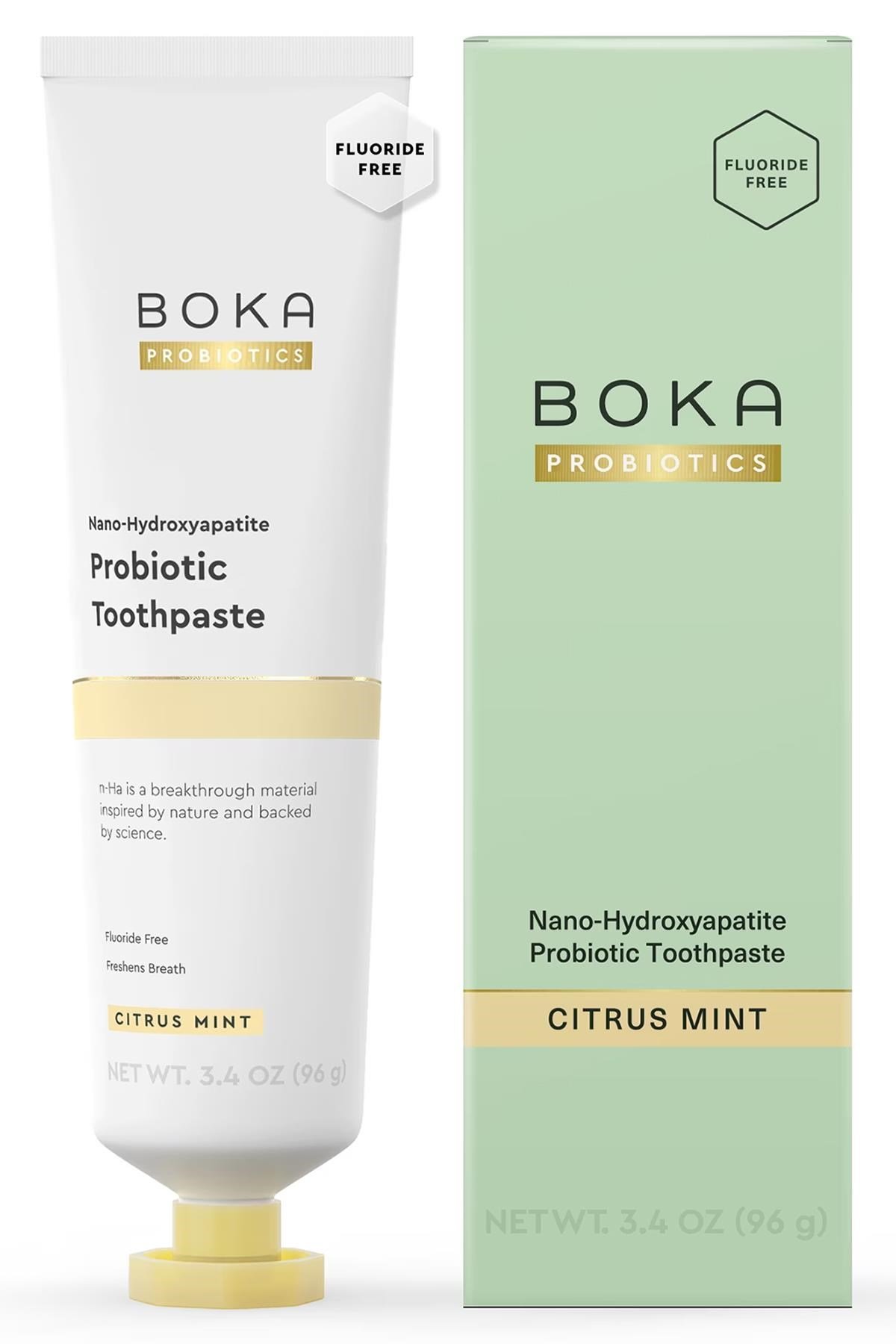 Boka Citrus Mint n-Ha Florürsüz Diş Macunu 96GR