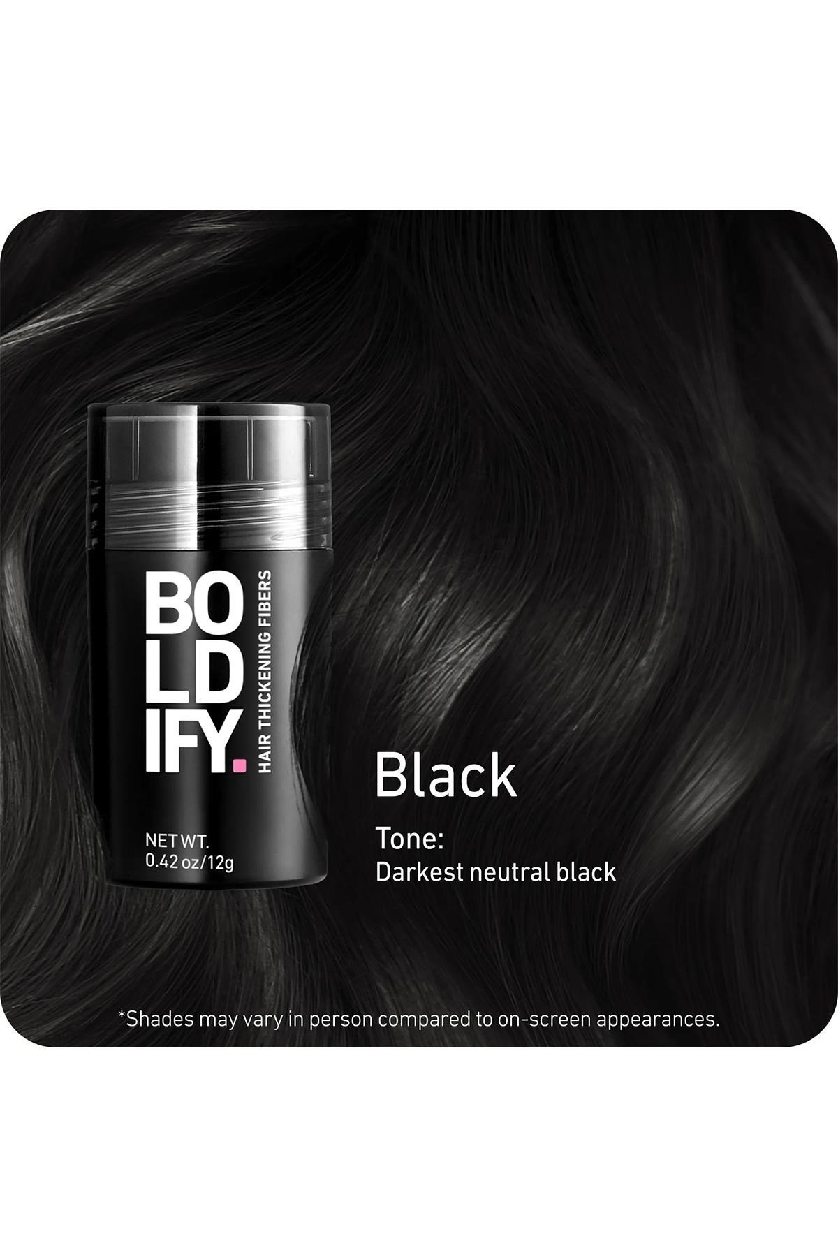 Boldify Saç Dolgunlaştırıcı Kapatıcı Fiber Toz Siyah 12GR