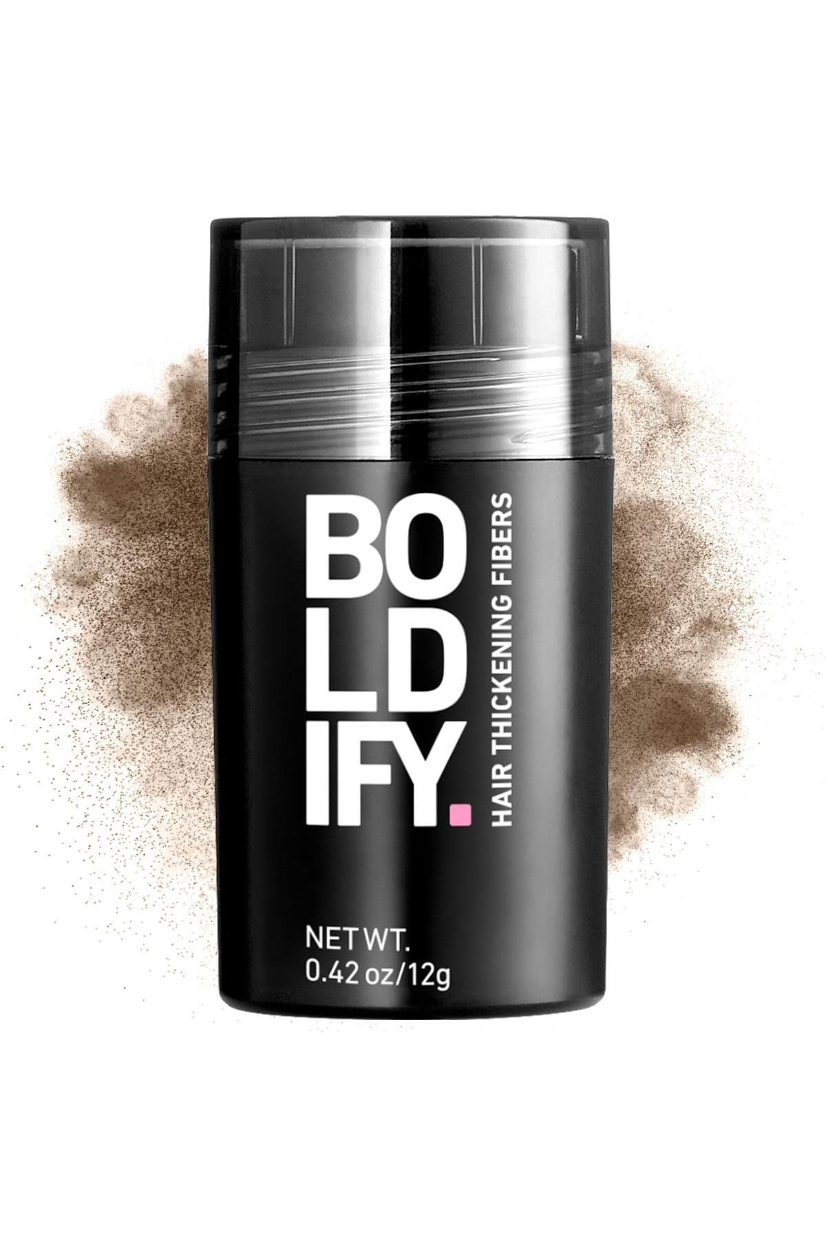 Boldify Saç Dolgunlaştırıcı Kapatıcı Fiber Toz Açık Kahverengi 12GR