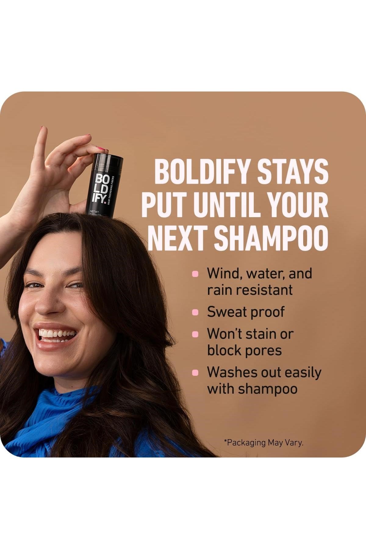 Boldify Saç Dolgunlaştırıcı Kapatıcı Fiber Toz Siyah 12GR