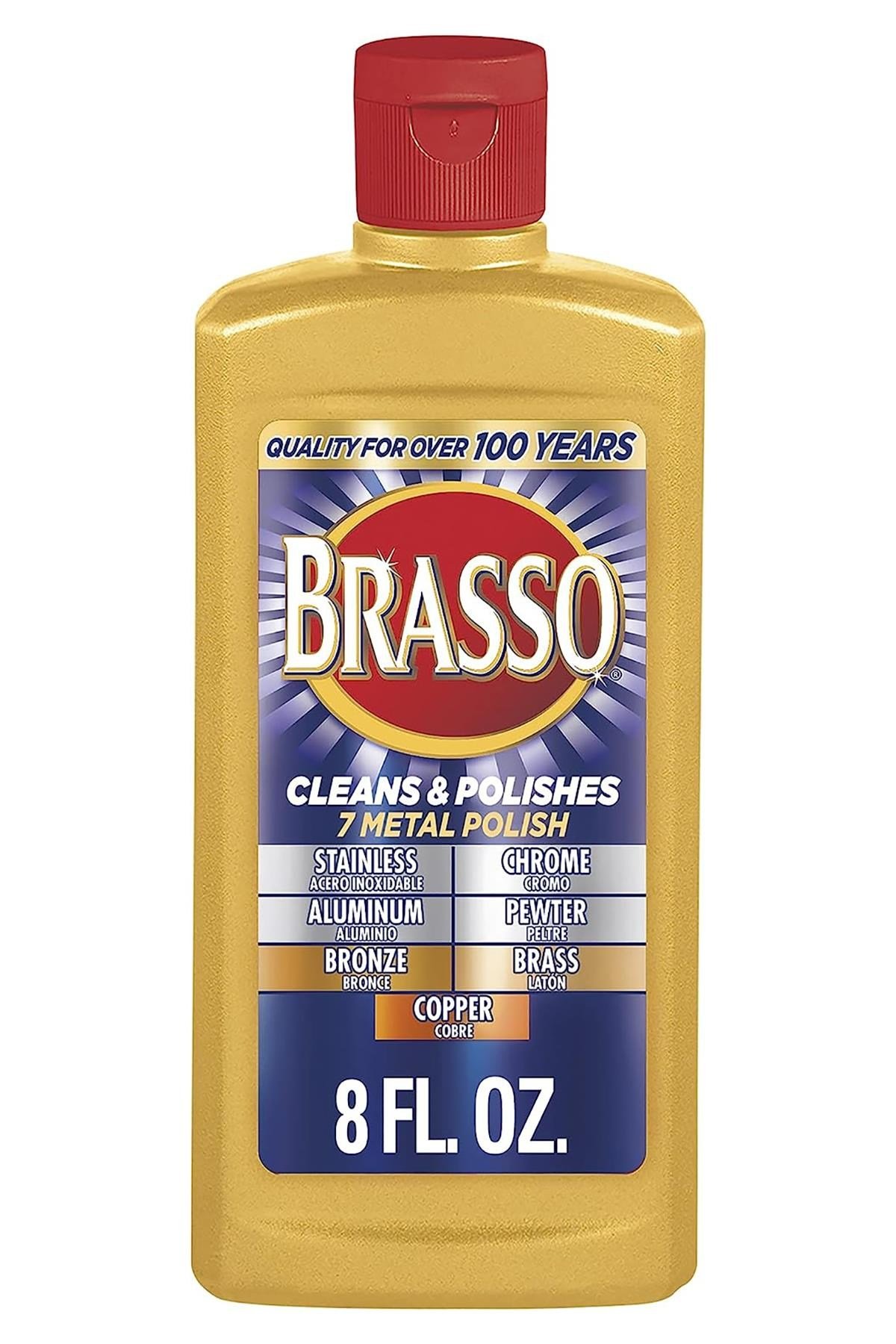 Brasso Metal Temizleyici ve Parlatıcı 236ML
