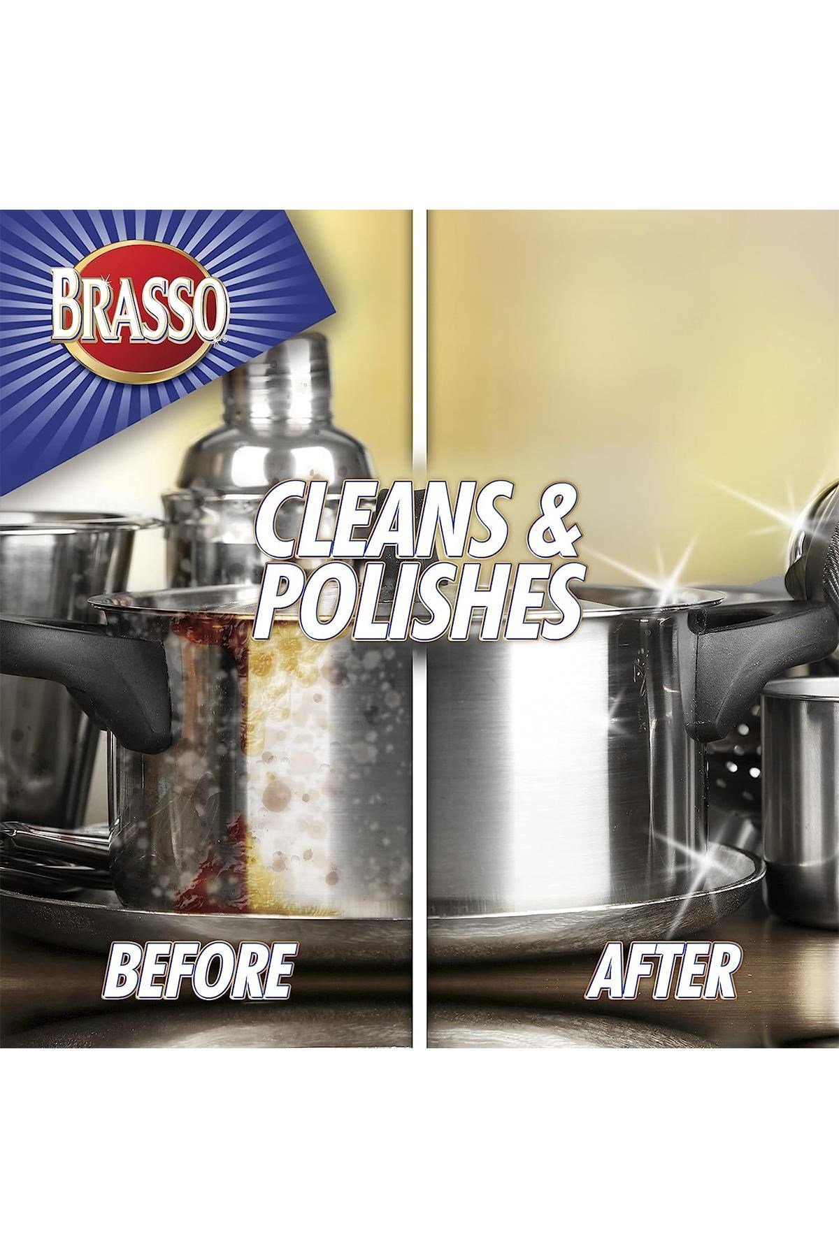 Brasso Metal Temizleyici ve Parlatıcı 236ML