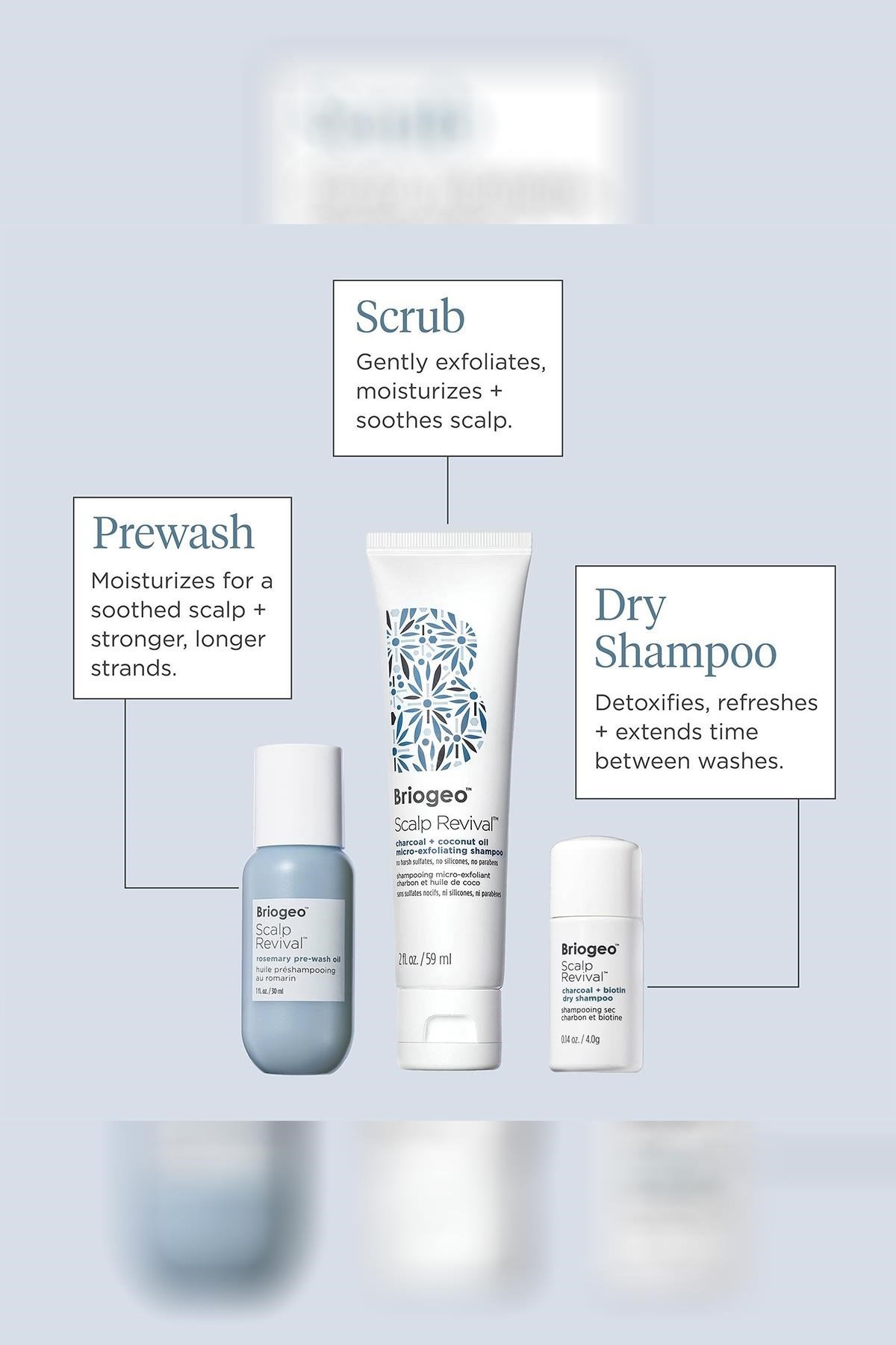 Briogeo Scalp Revival Saç Derisi Bakım Seti Seyahat Boyu