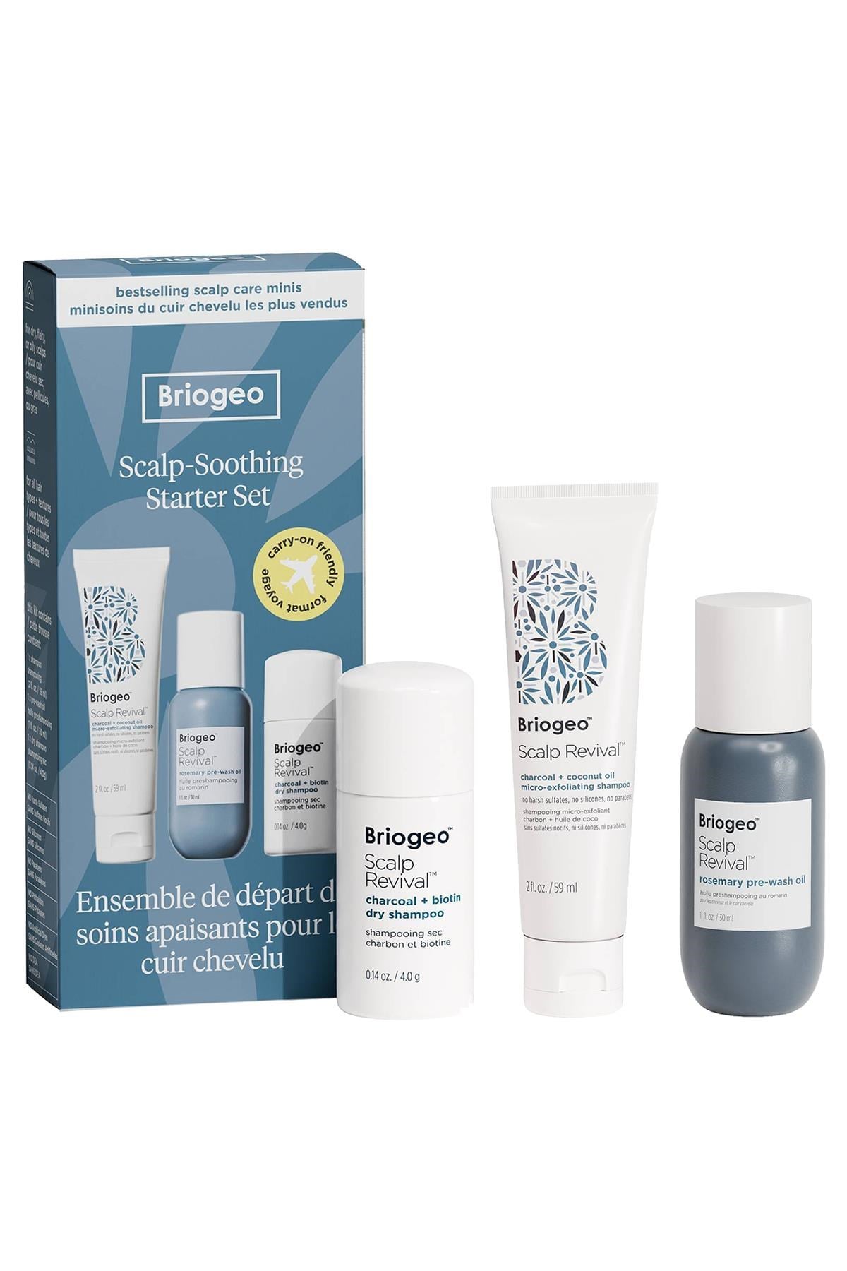 Briogeo Scalp Revival Saç Derisi Bakım Seti Seyahat Boyu