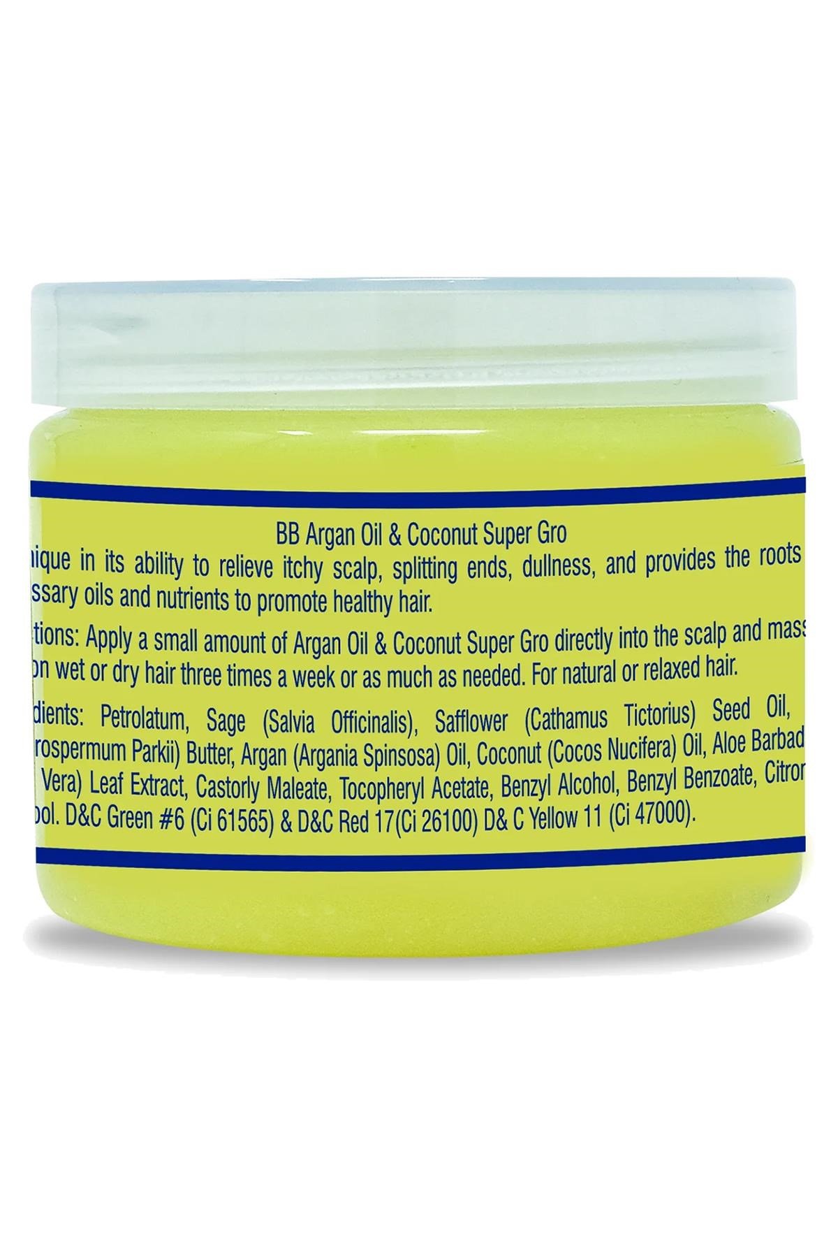 Bronner Bros Super Gro Argan Oil & Coconut Saç ve Saç Derisi Bakım Kremi 170GR