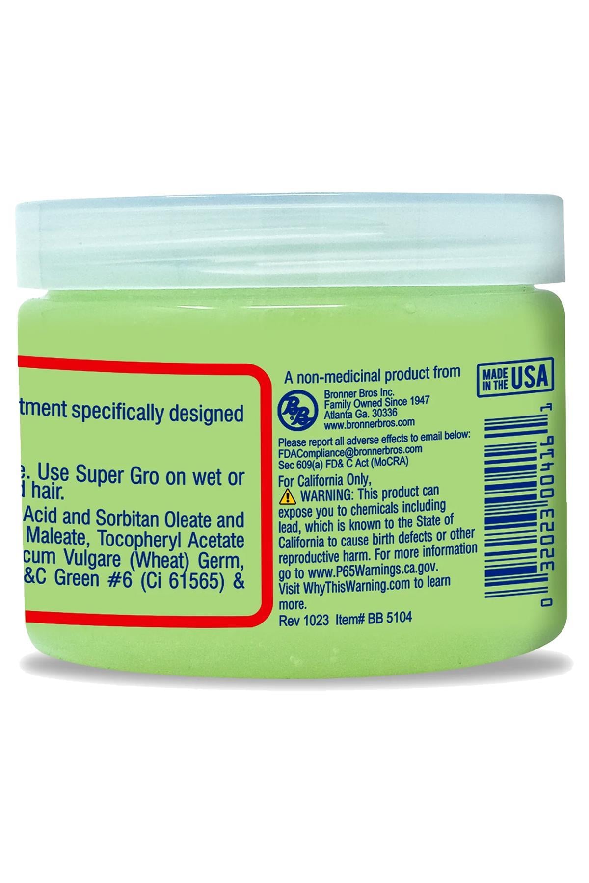 Bronner Bros Super Gro Extra Lite Vitamin E Saç Bakım Kremi 170GR