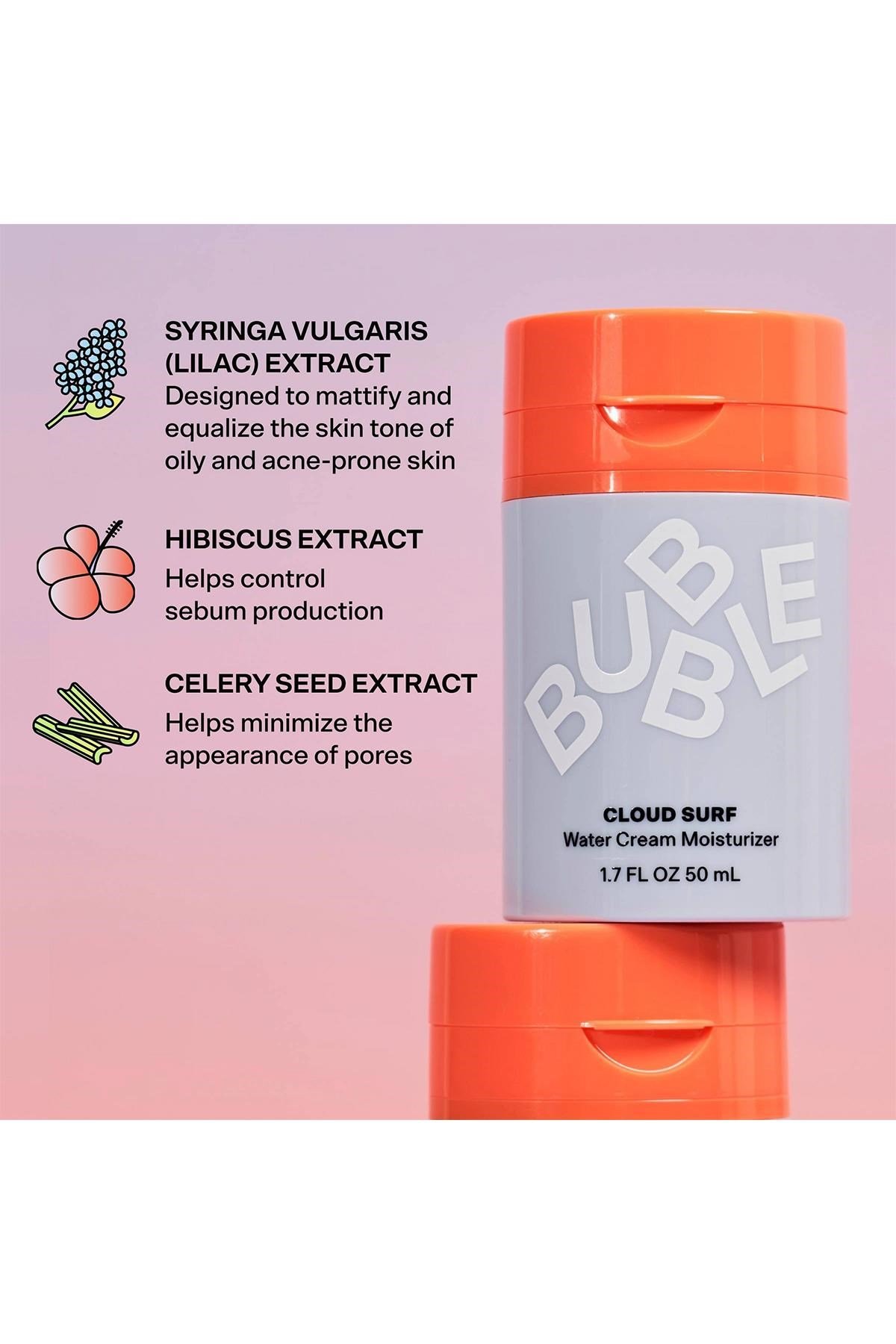 Bubble Skincare Cloud Surf Su Bazlı Nemlendirici Yüz Kremi 50ML