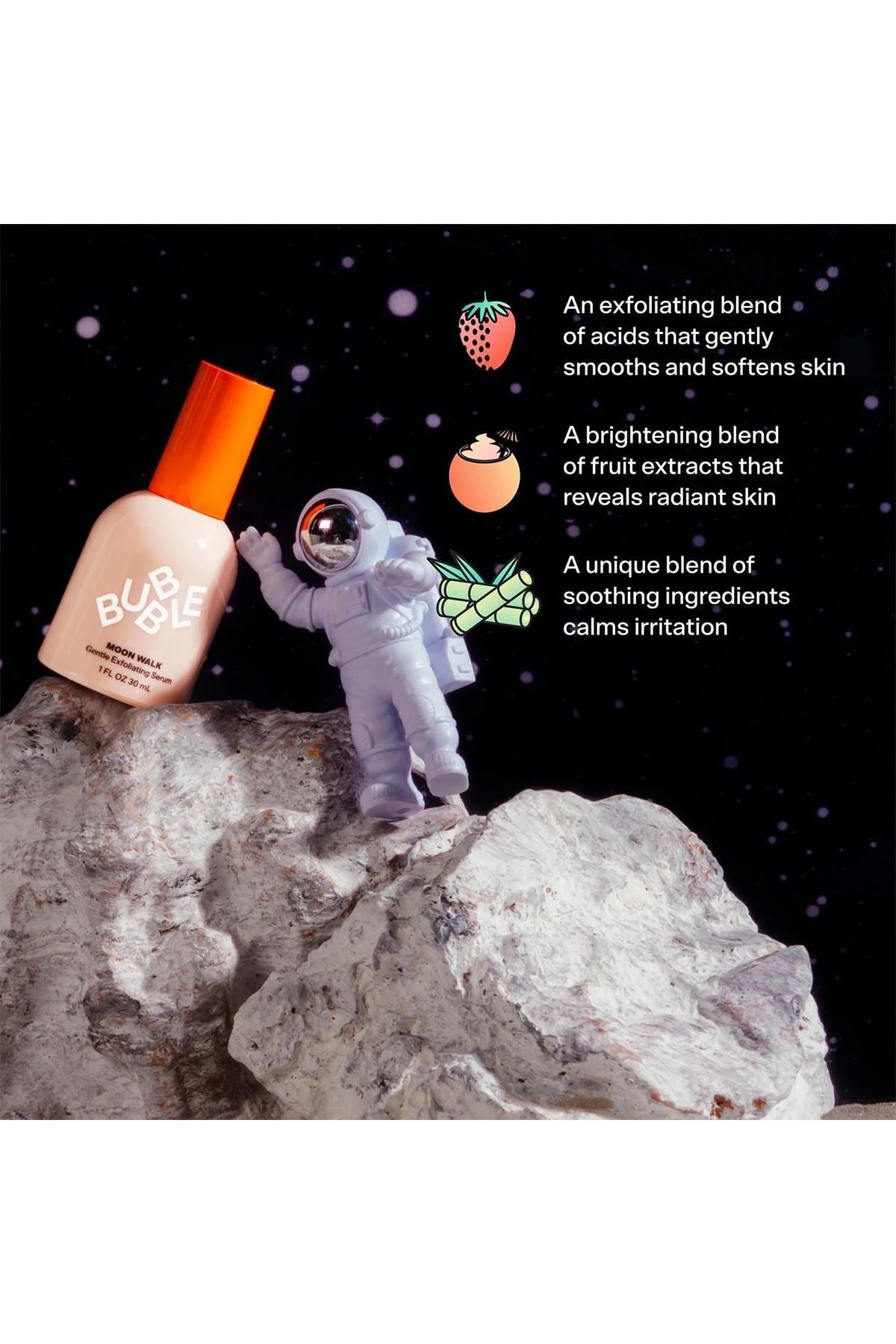 Bubble Skincare Moon Walk Nazik Peeling Yüz Serumu 30ML